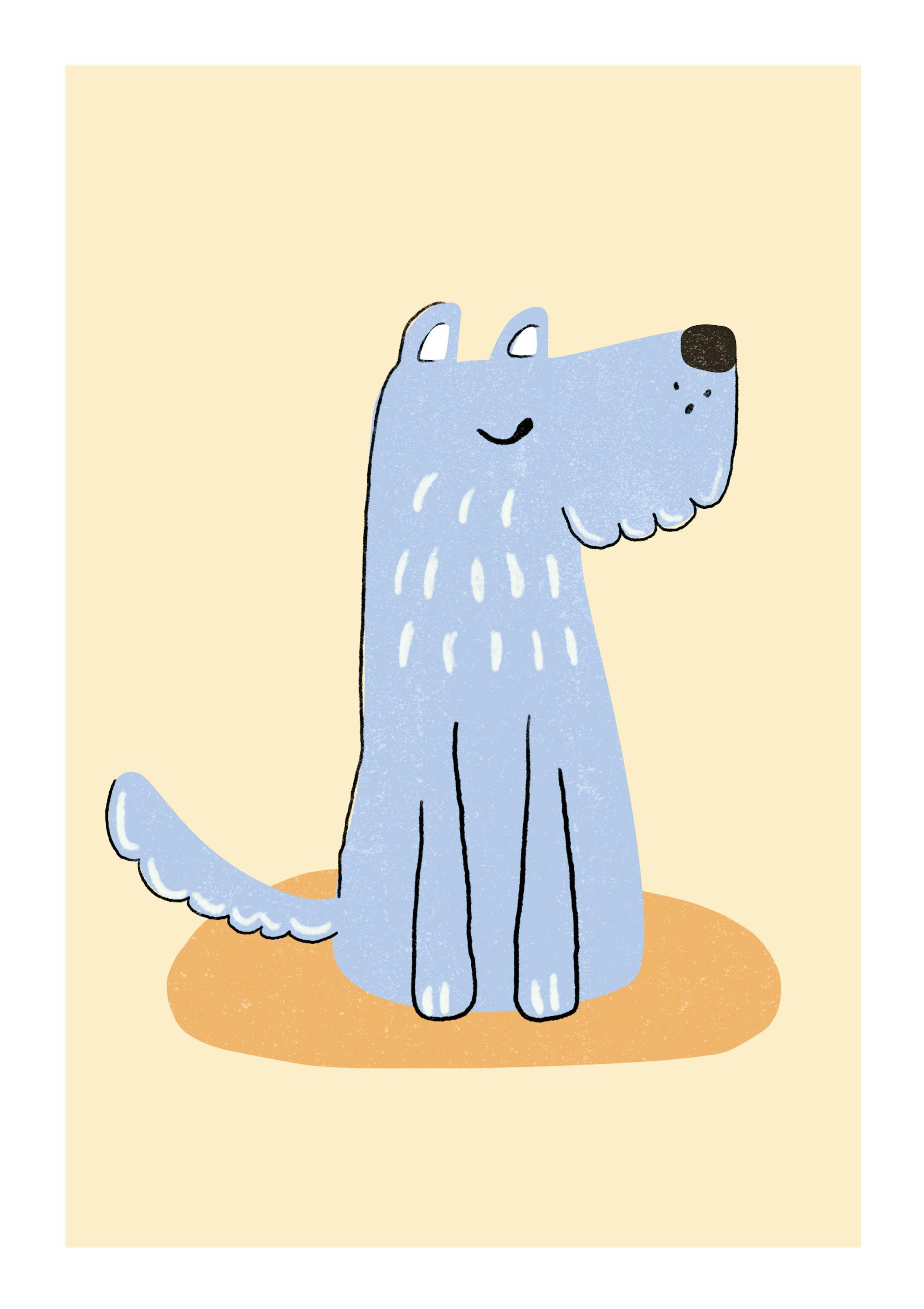 Blue Dog Poster 0