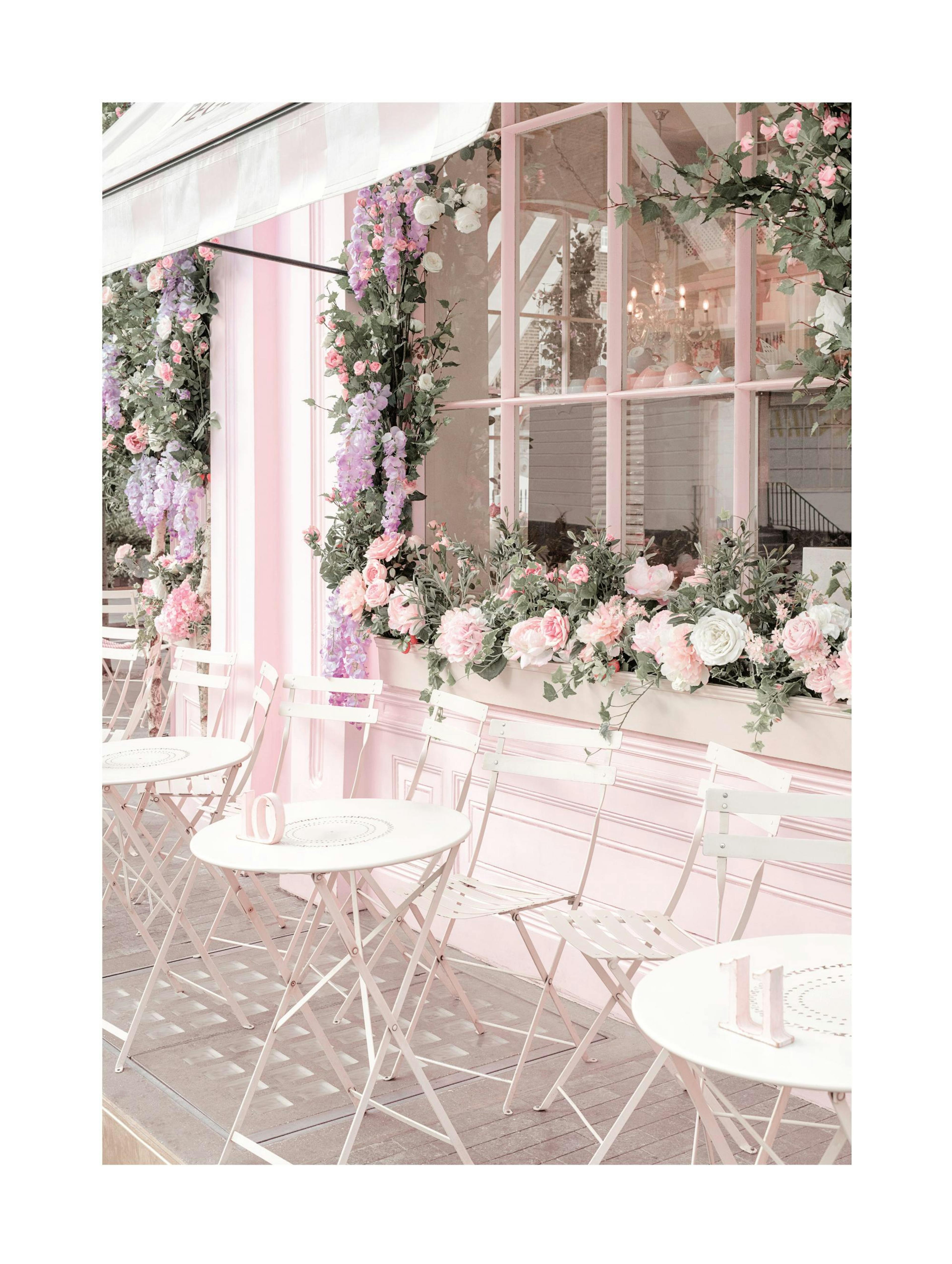 Pink Café Poster thumbnail