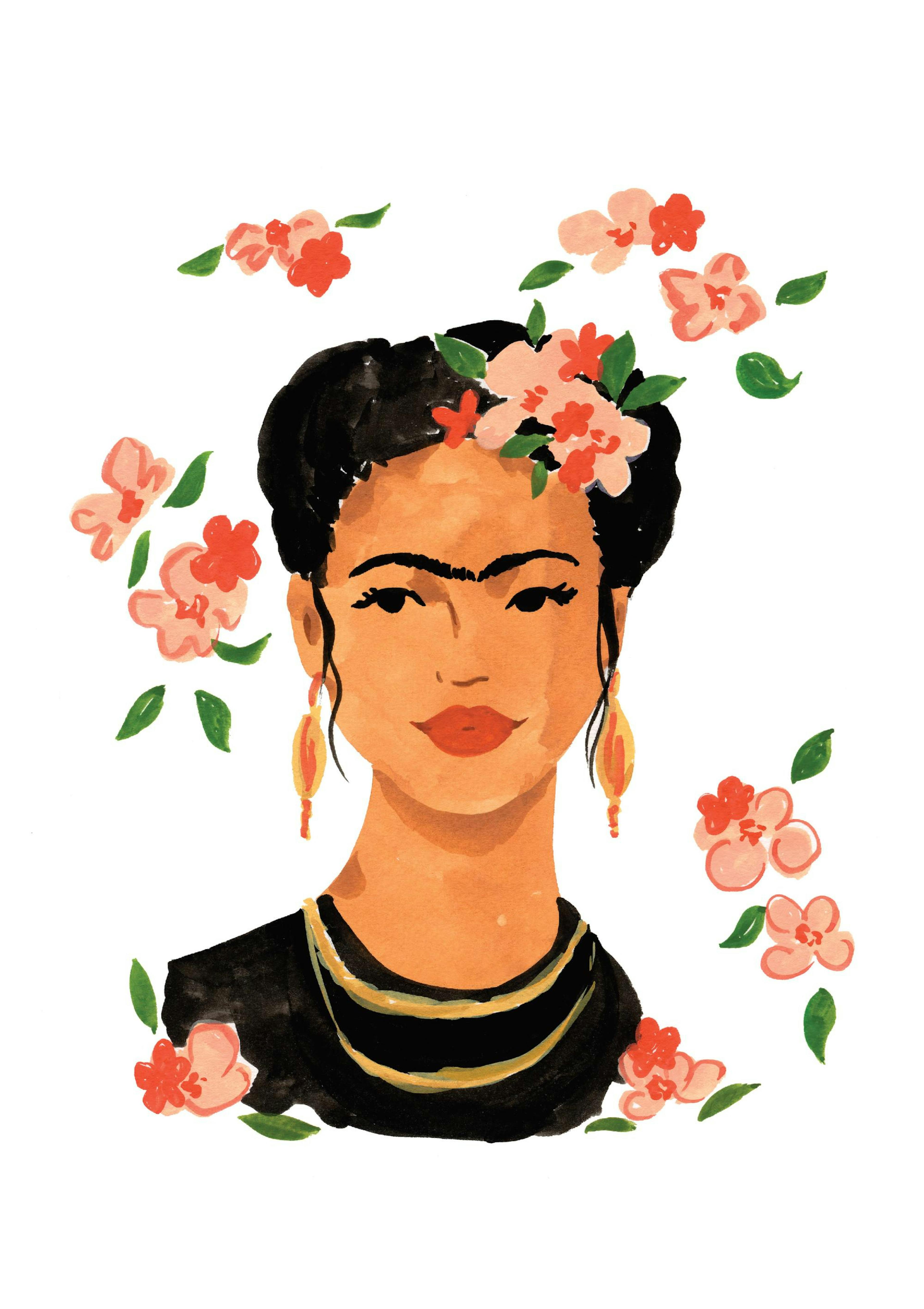 Flower Frida Poster thumbnail