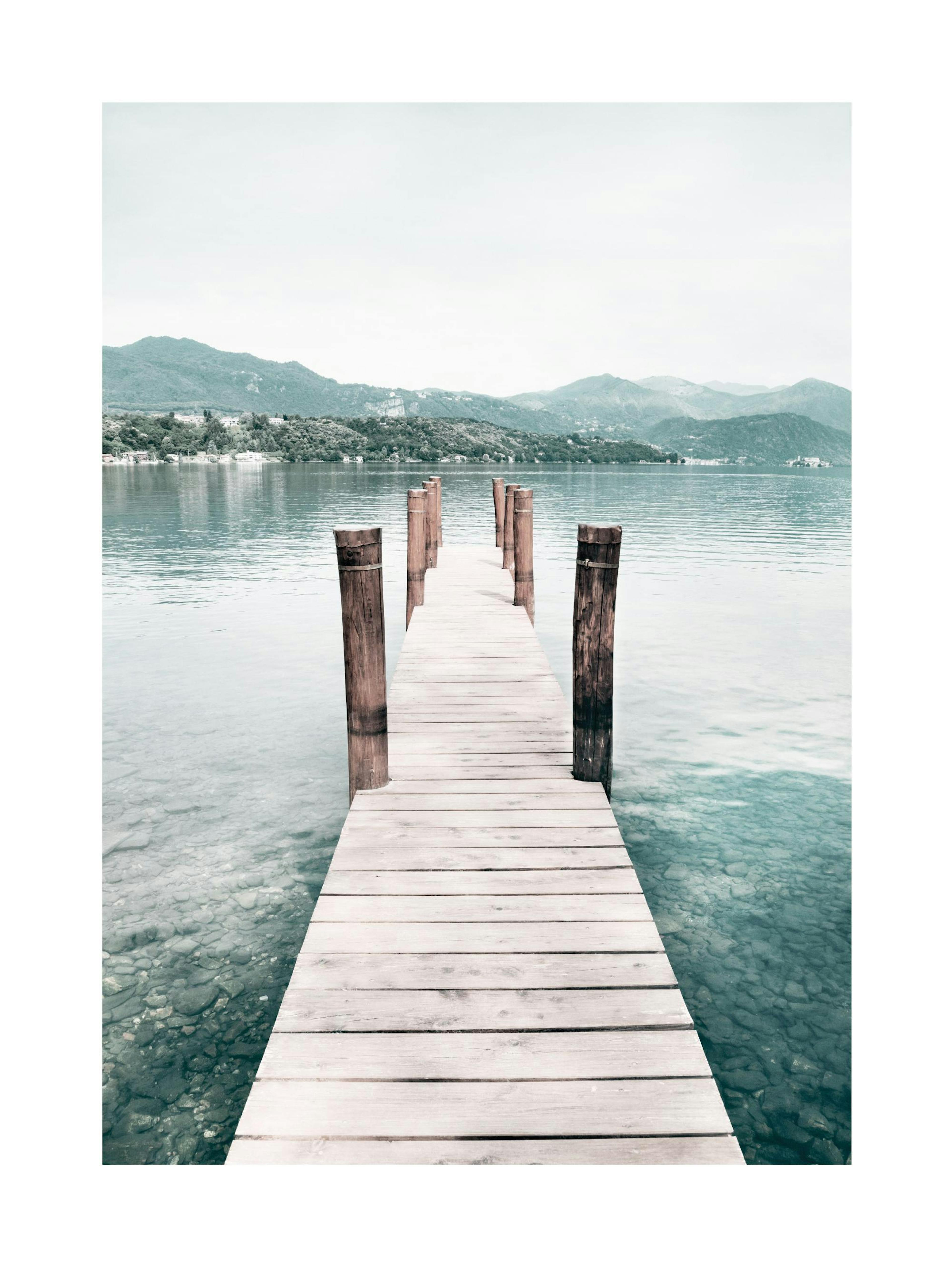 Wooden Pier Poster thumbnail