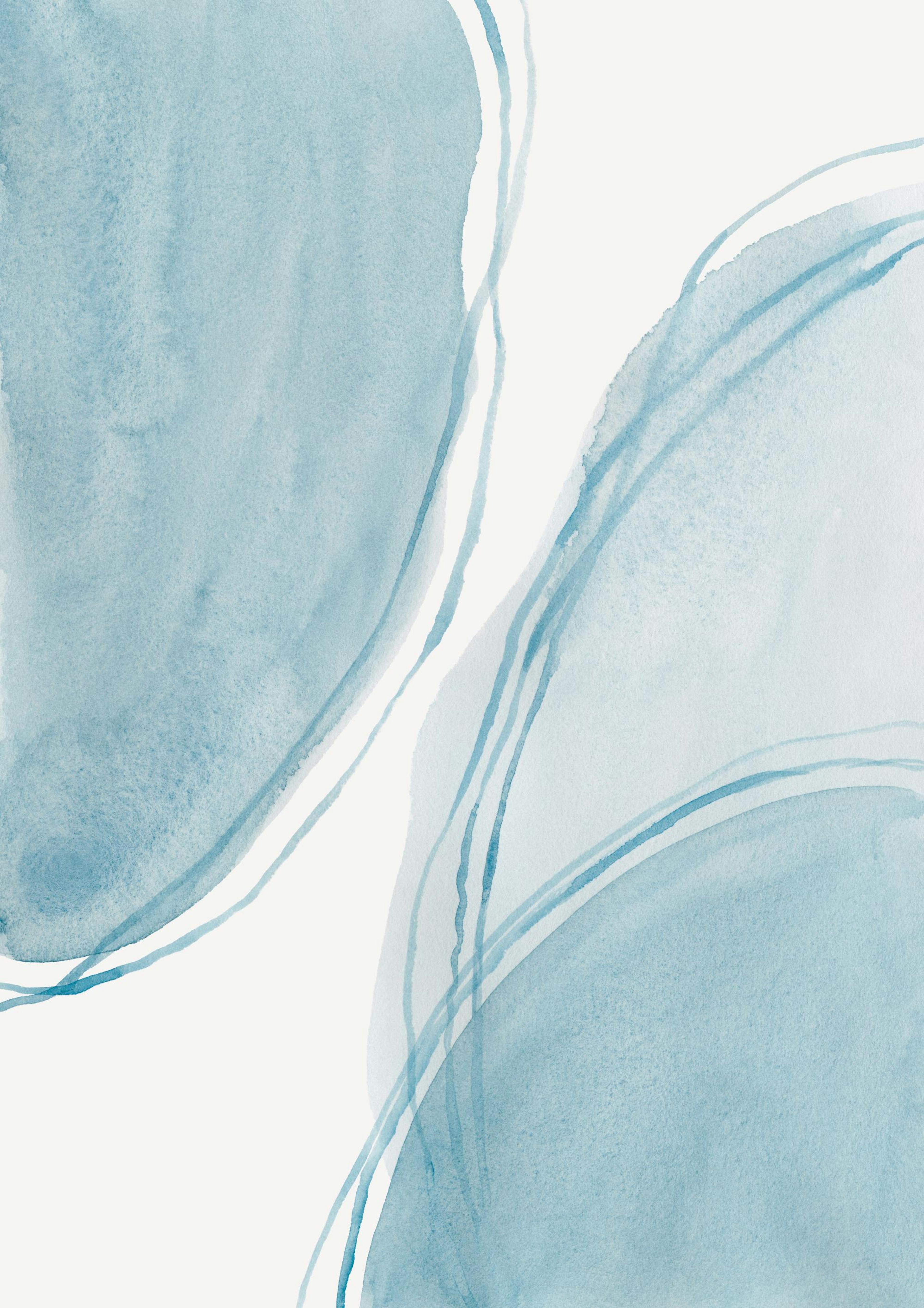 Watercolor Shapes Poster 0