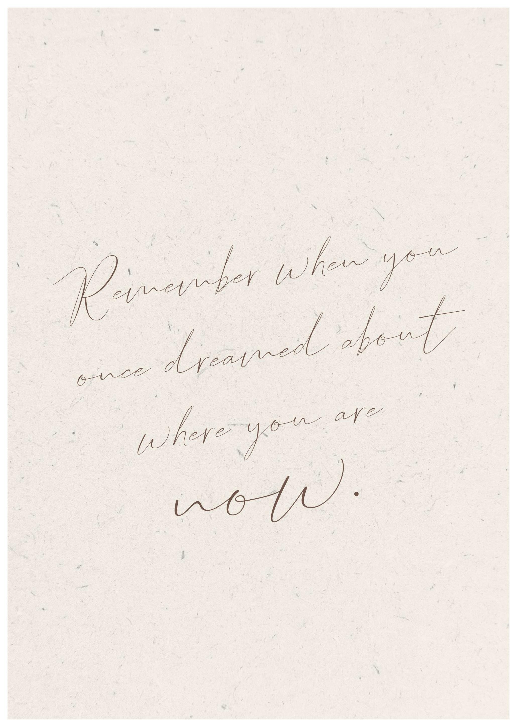 Remember Poster (21x30 cm) - Poster Store