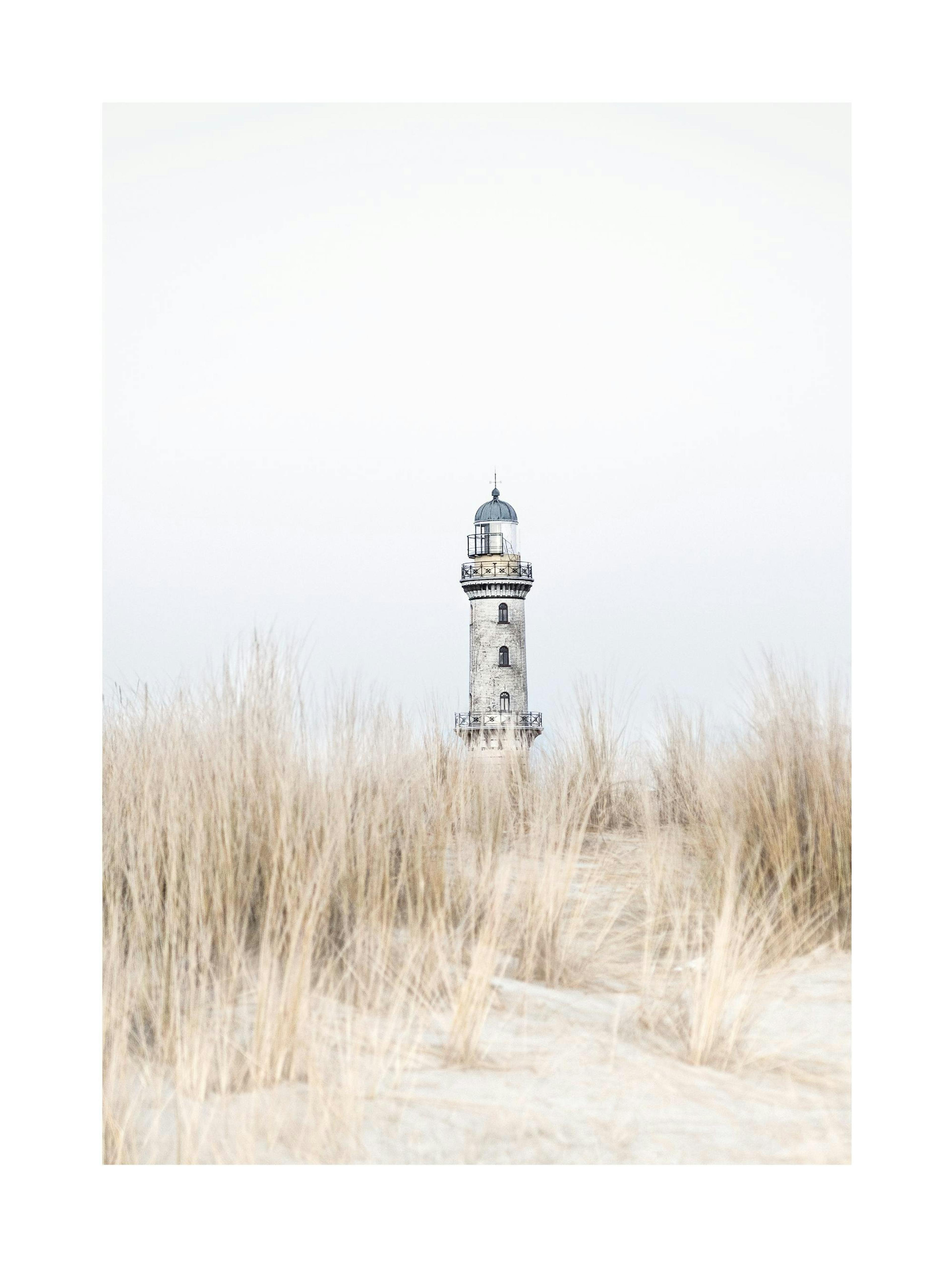 Fyrtårn ved Stranden Plakat thumbnail