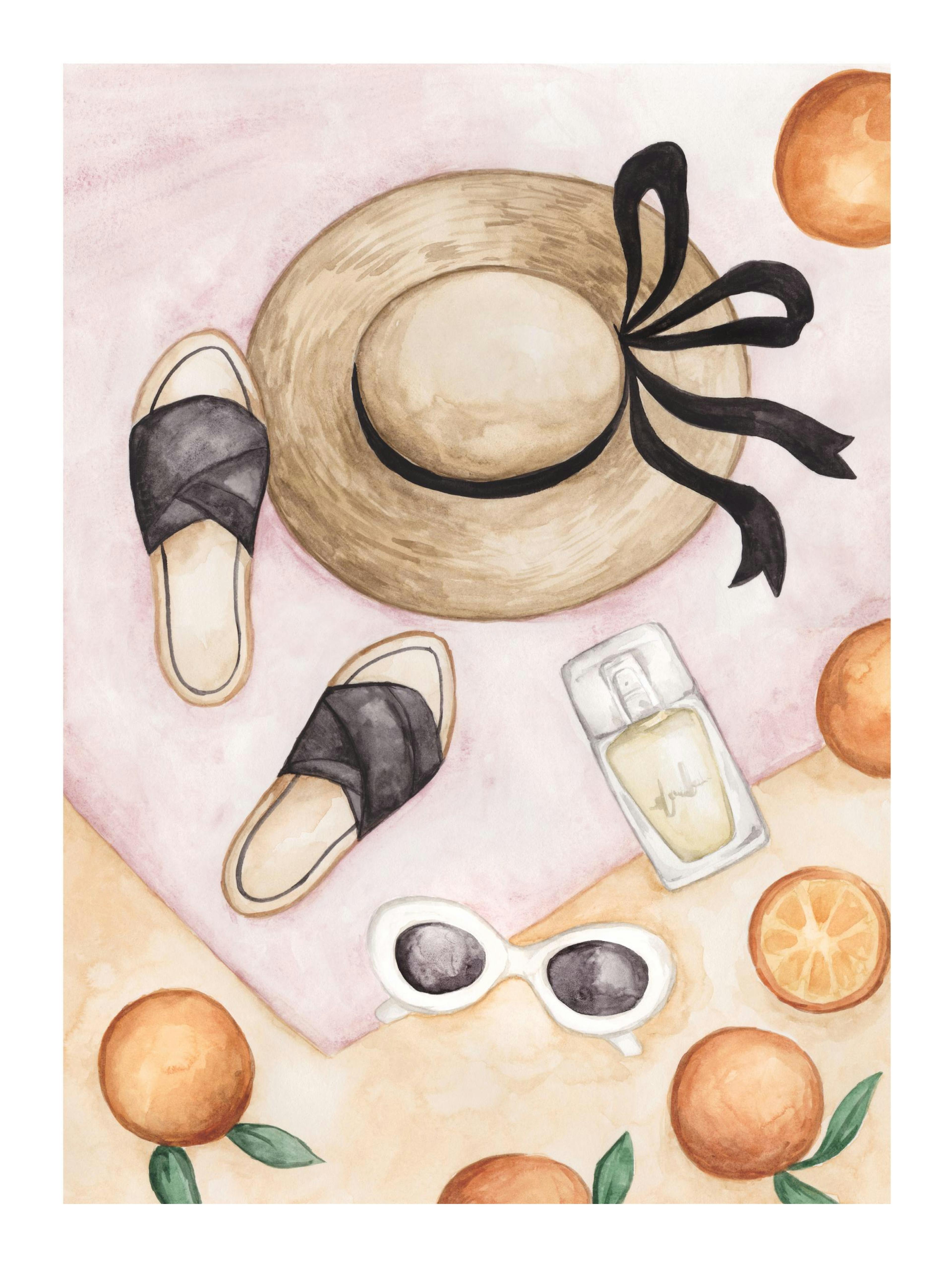 Watercolor Beach Style No2 Poster thumbnail