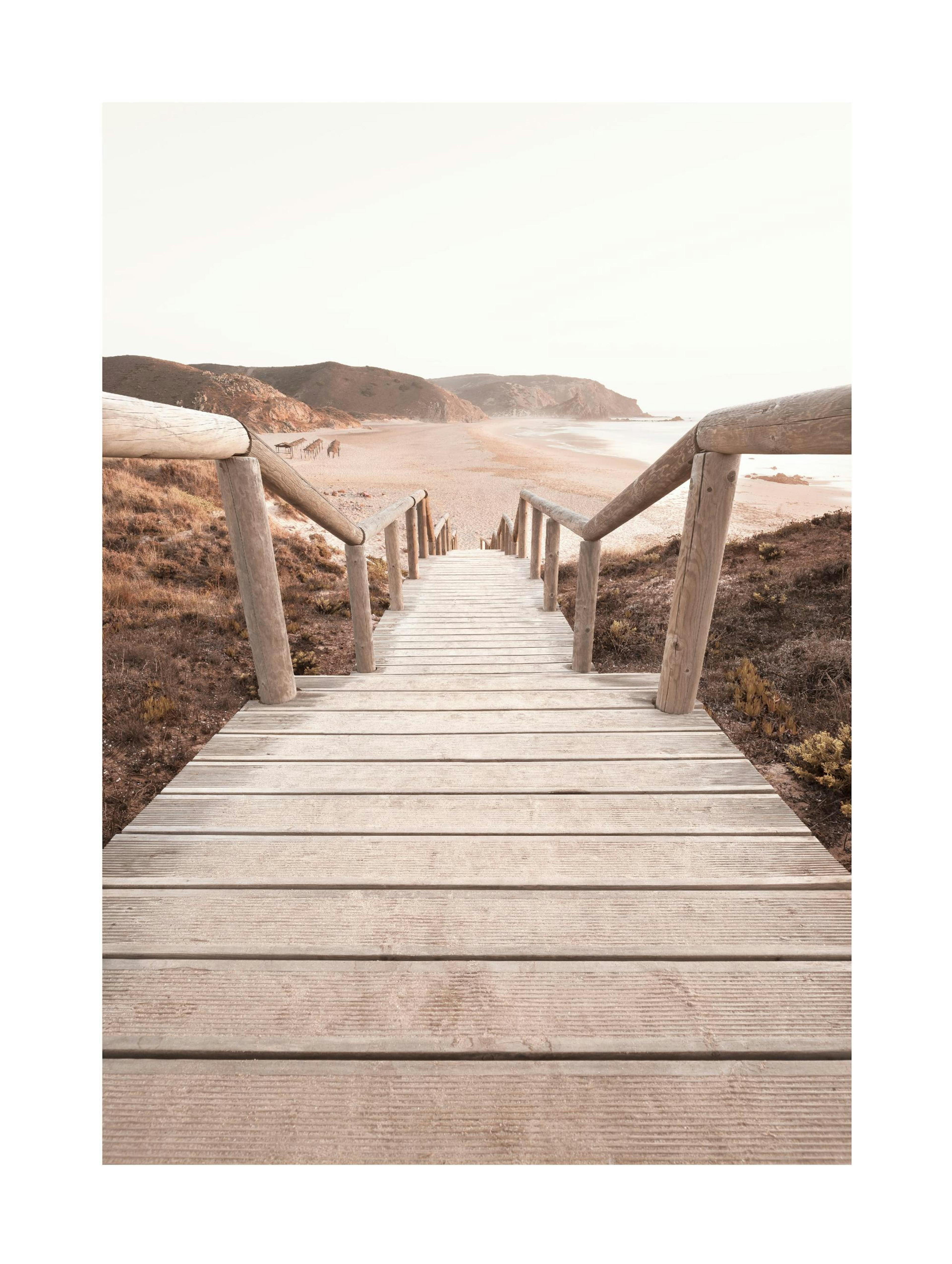 Morning Beach Jetty Poster thumbnail