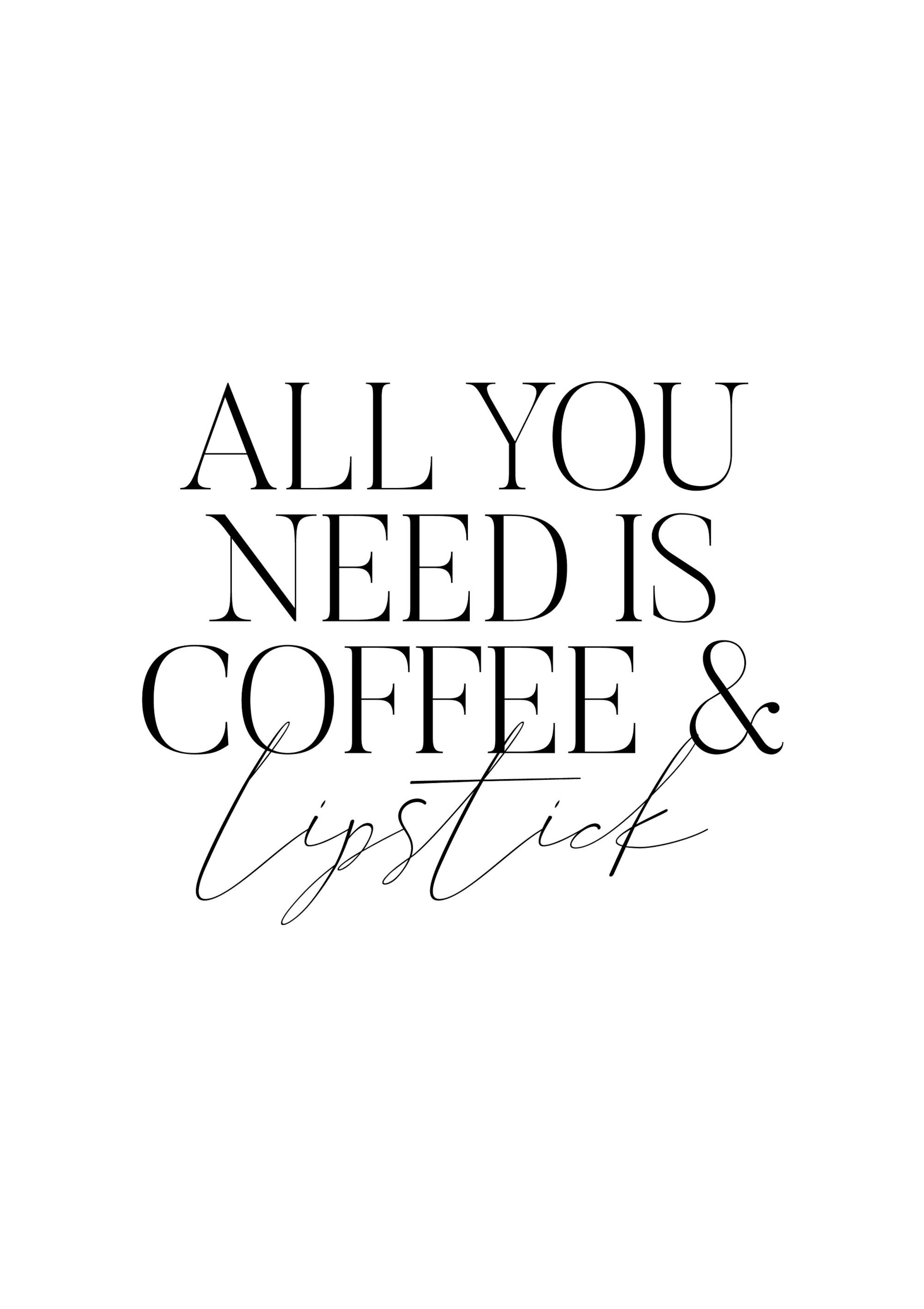 Coffee and Lipstick Poster 0