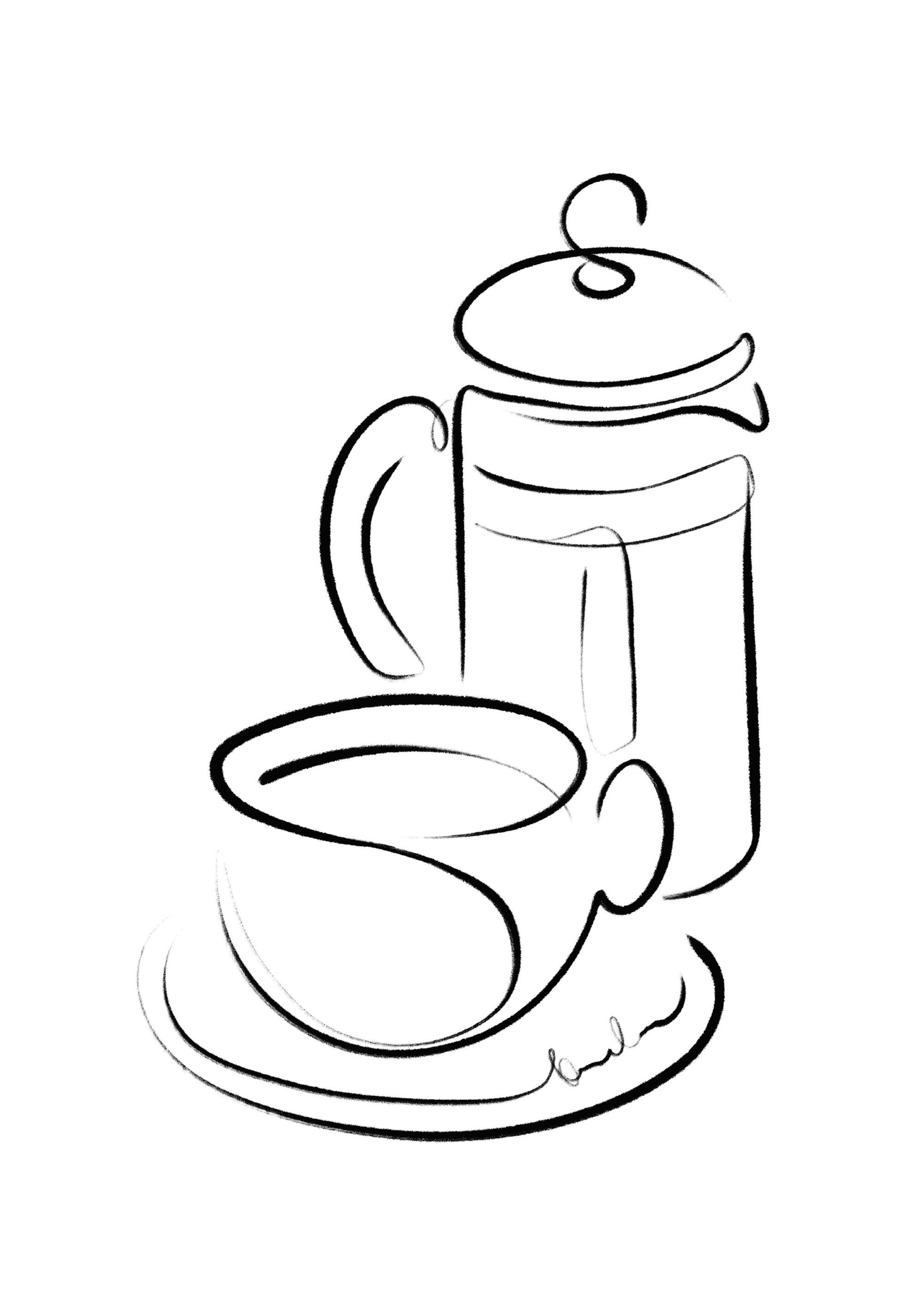 Lignes Café Poster thumbnail