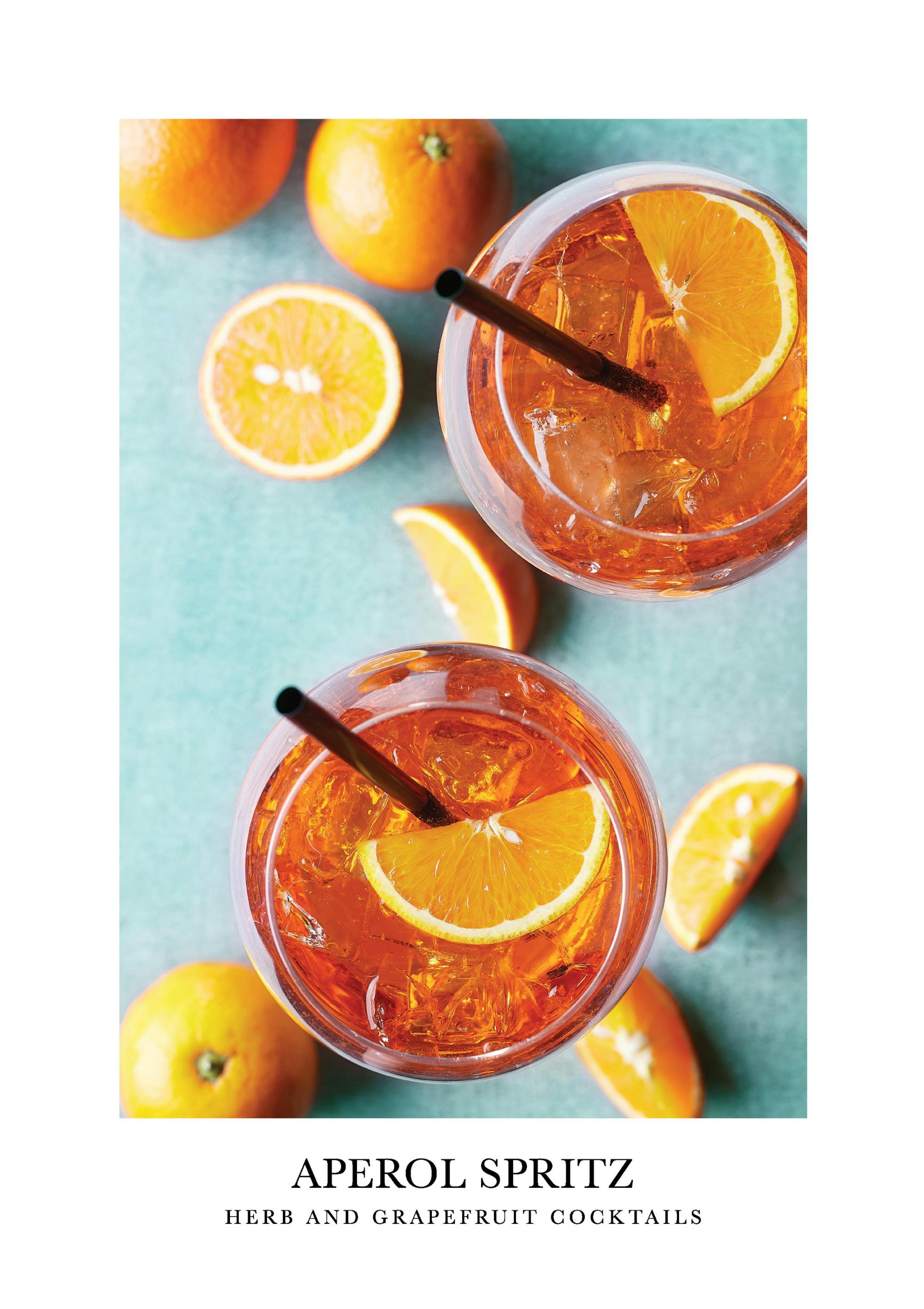 Aperol Spritz Cocktail Poster thumbnail