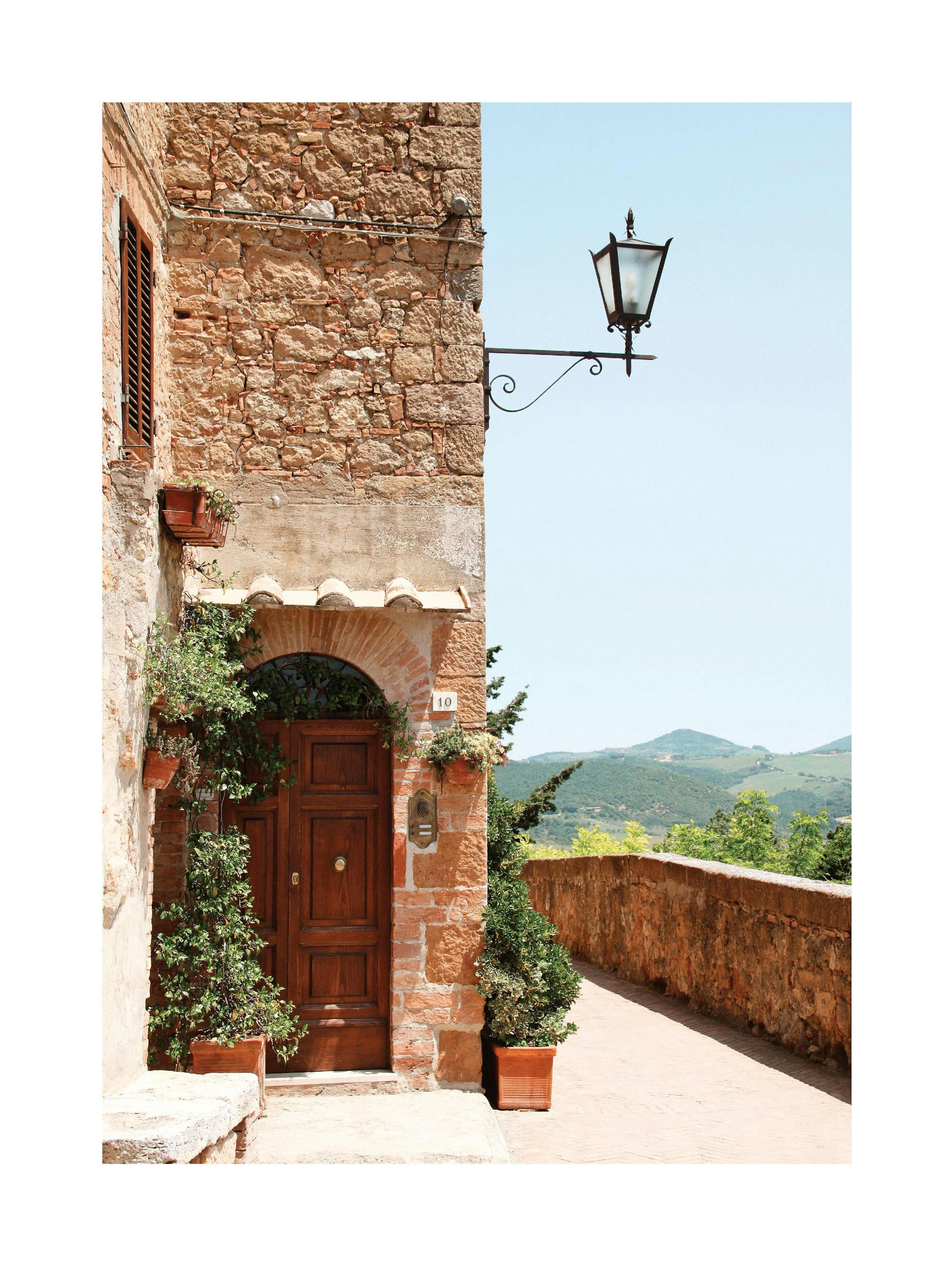 Mediterranean View Poster thumbnail