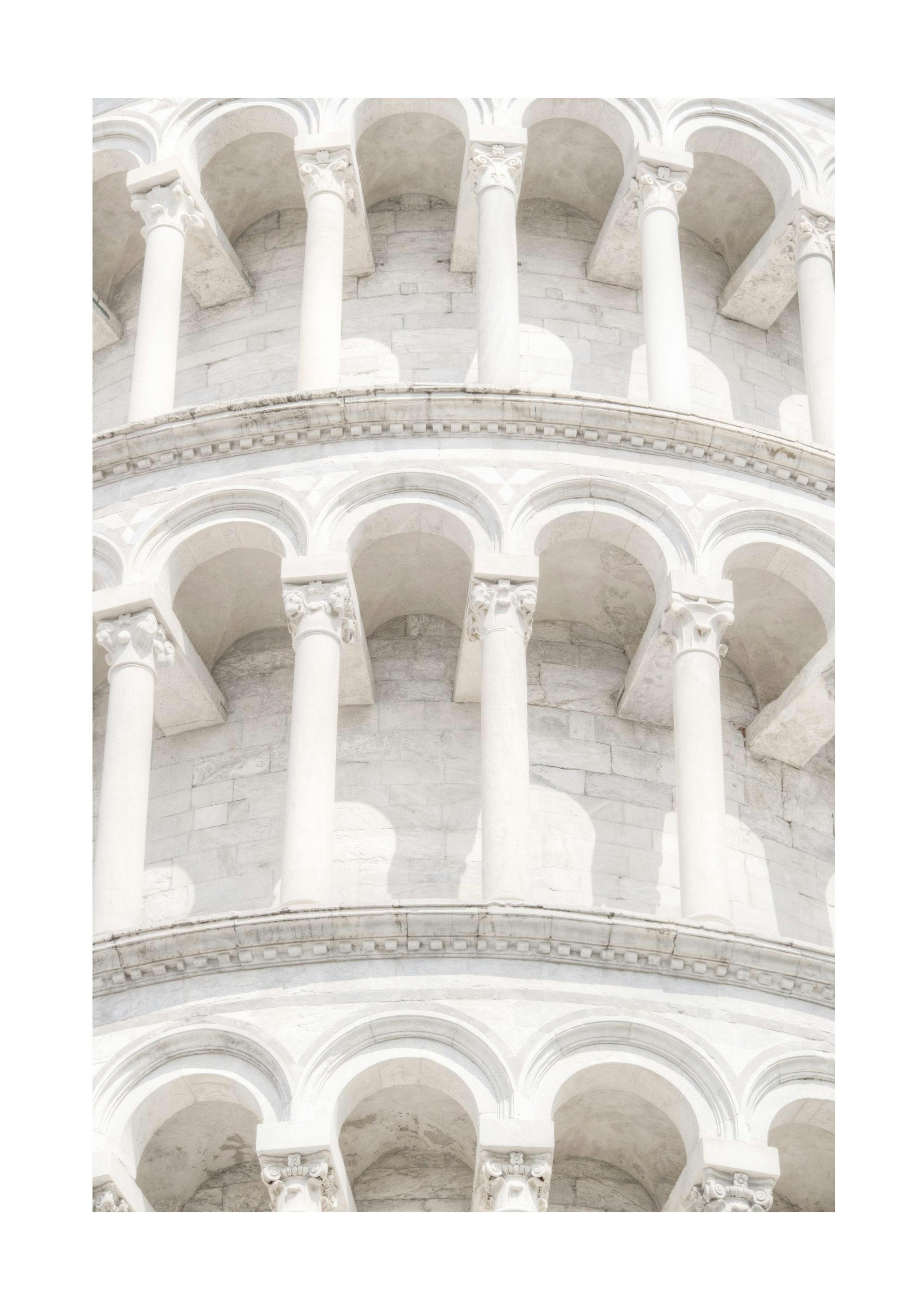 Leaning Tower of Pisa Close up Poster thumbnail