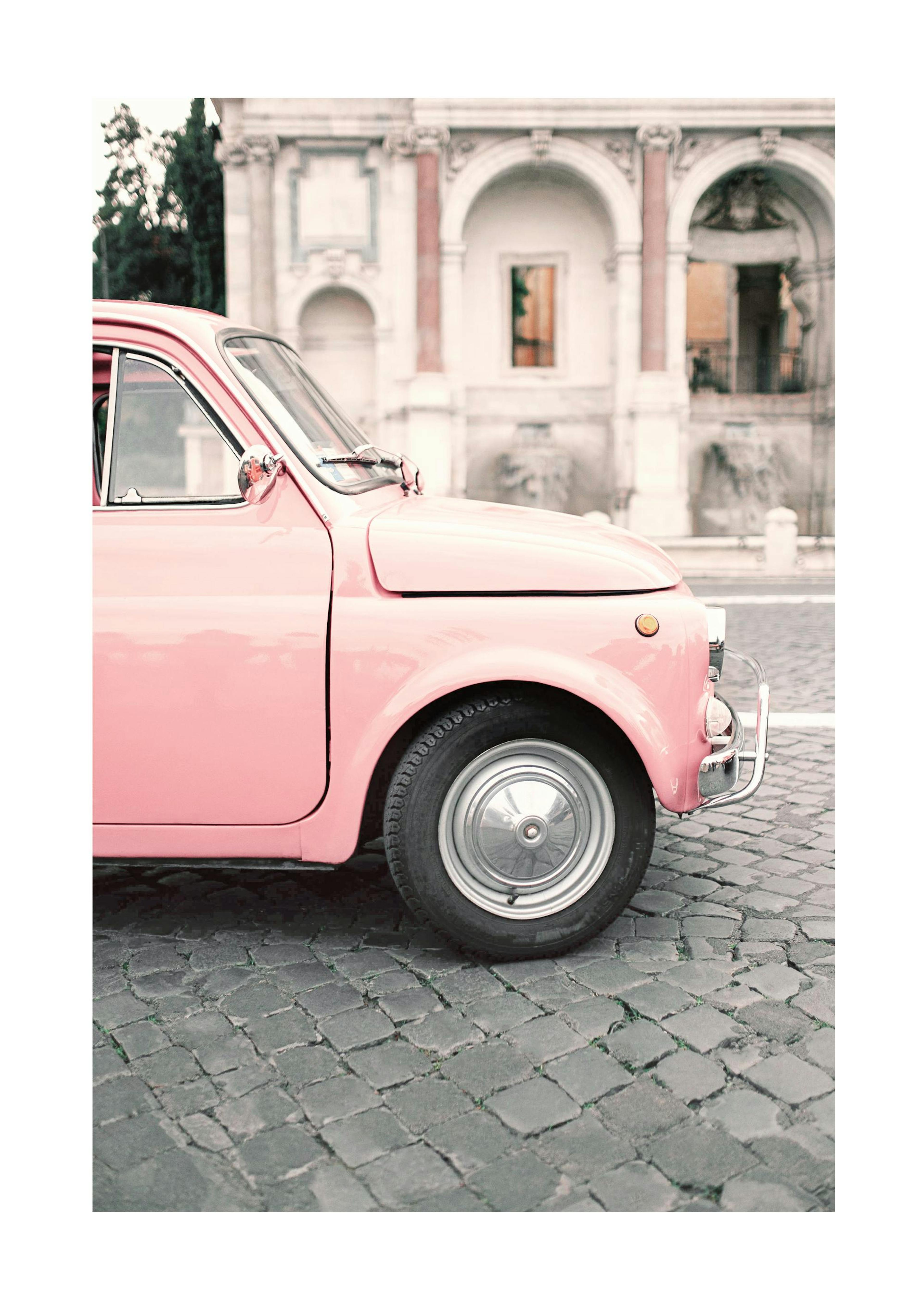 Pink Car Poster thumbnail