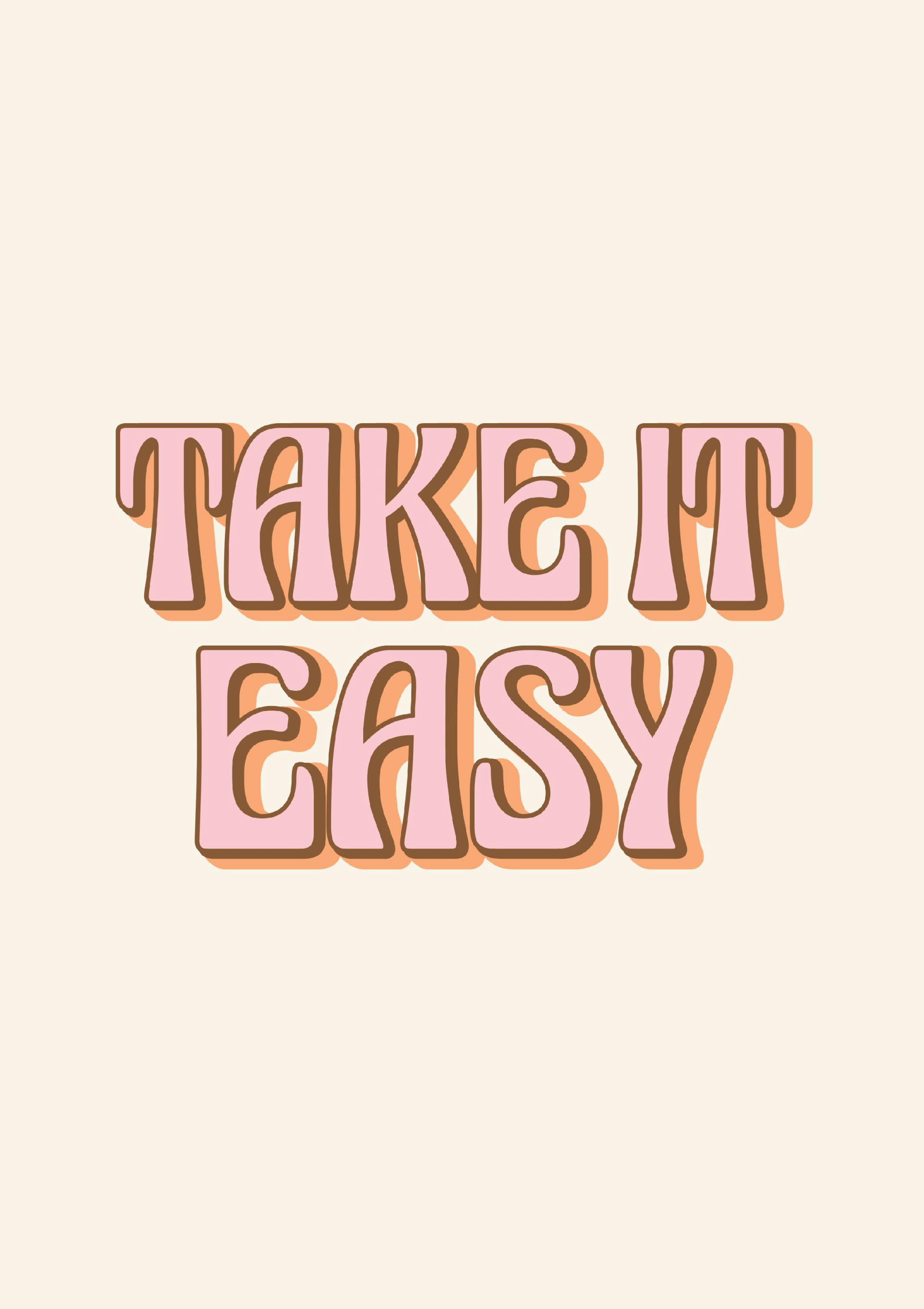 Take it Easy Poster thumbnail