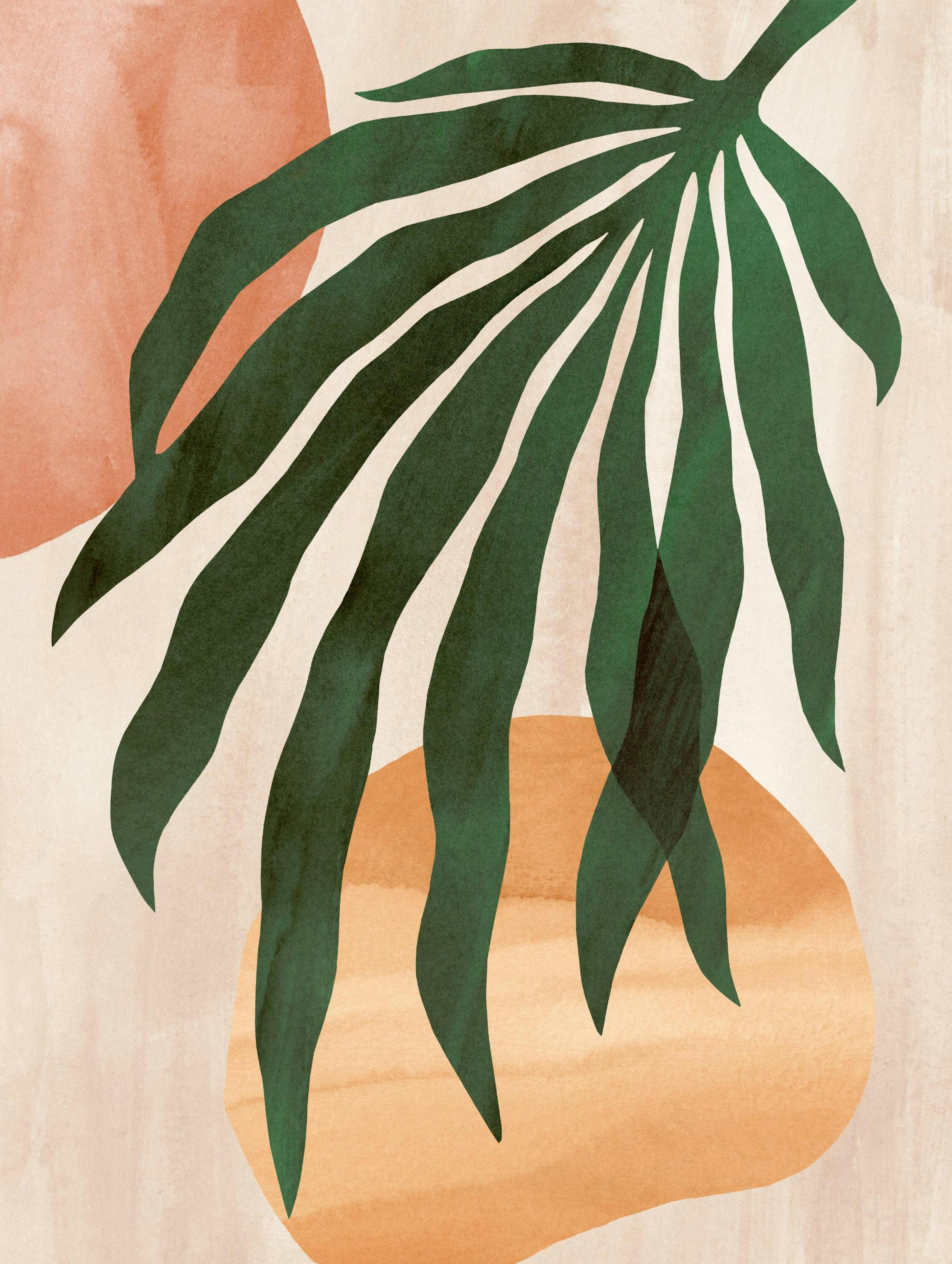 Abstract Leaf Poster 0