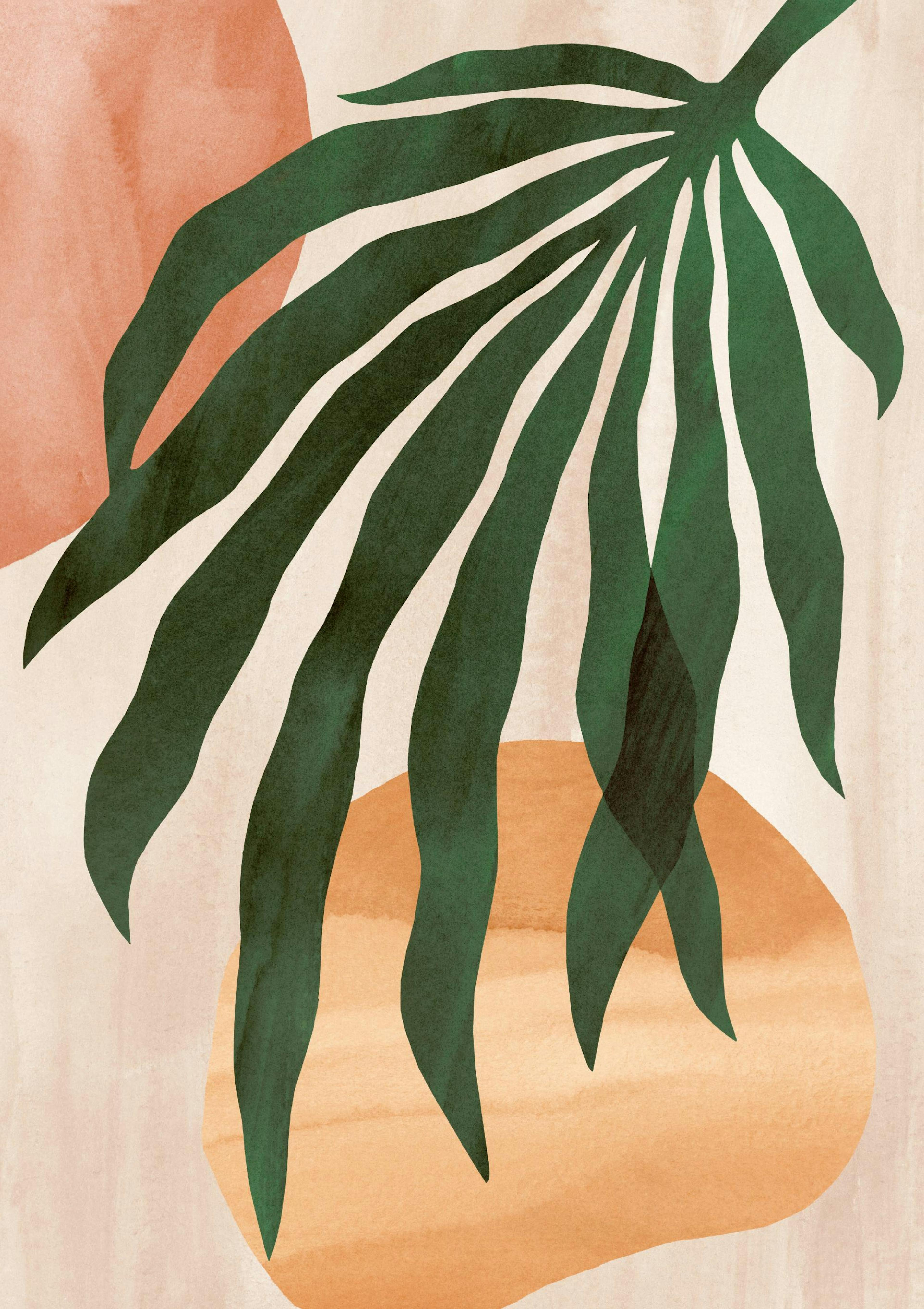 Abstract Leaf Poster 0