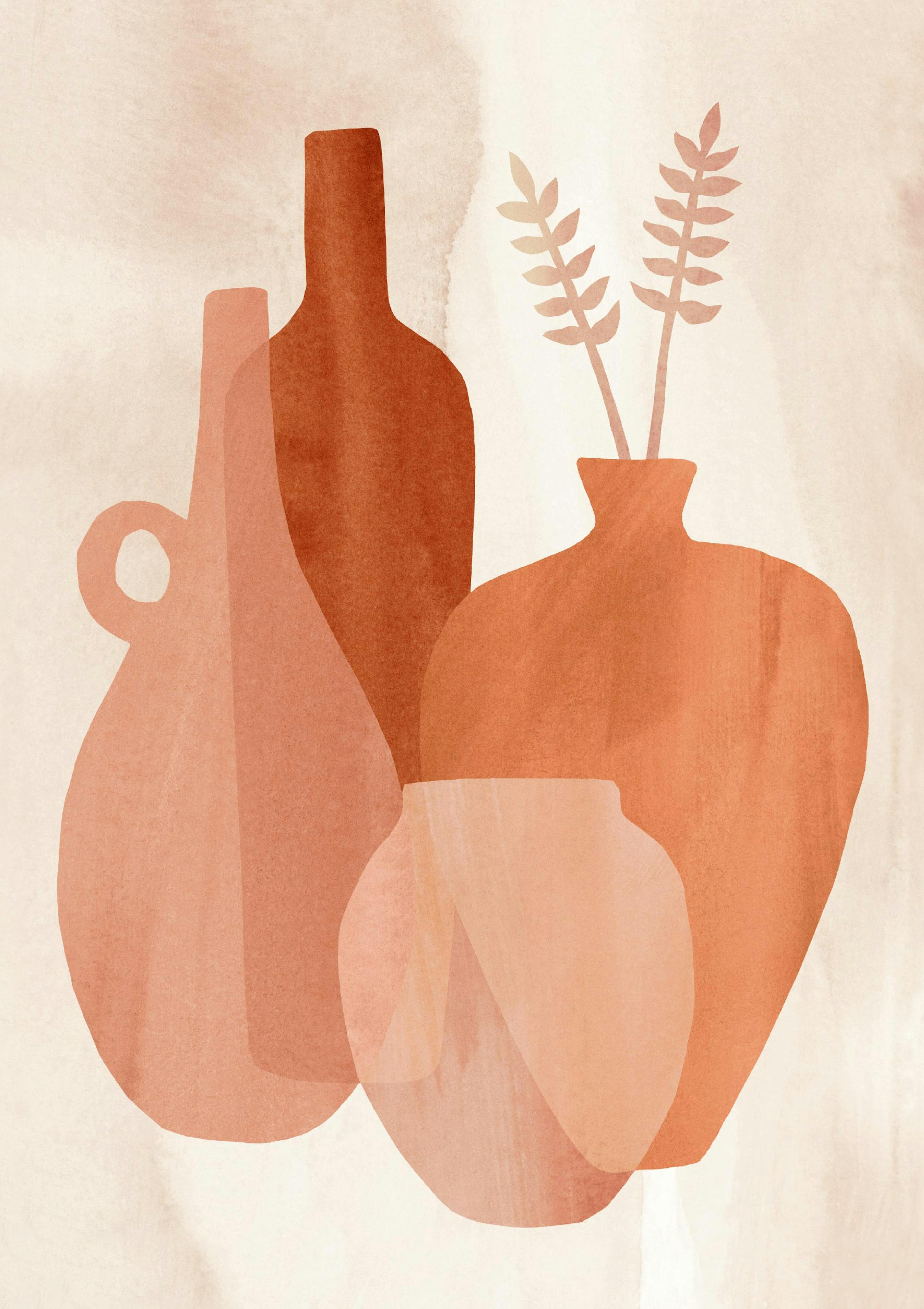 Abstrakte Vase Poster thumbnail