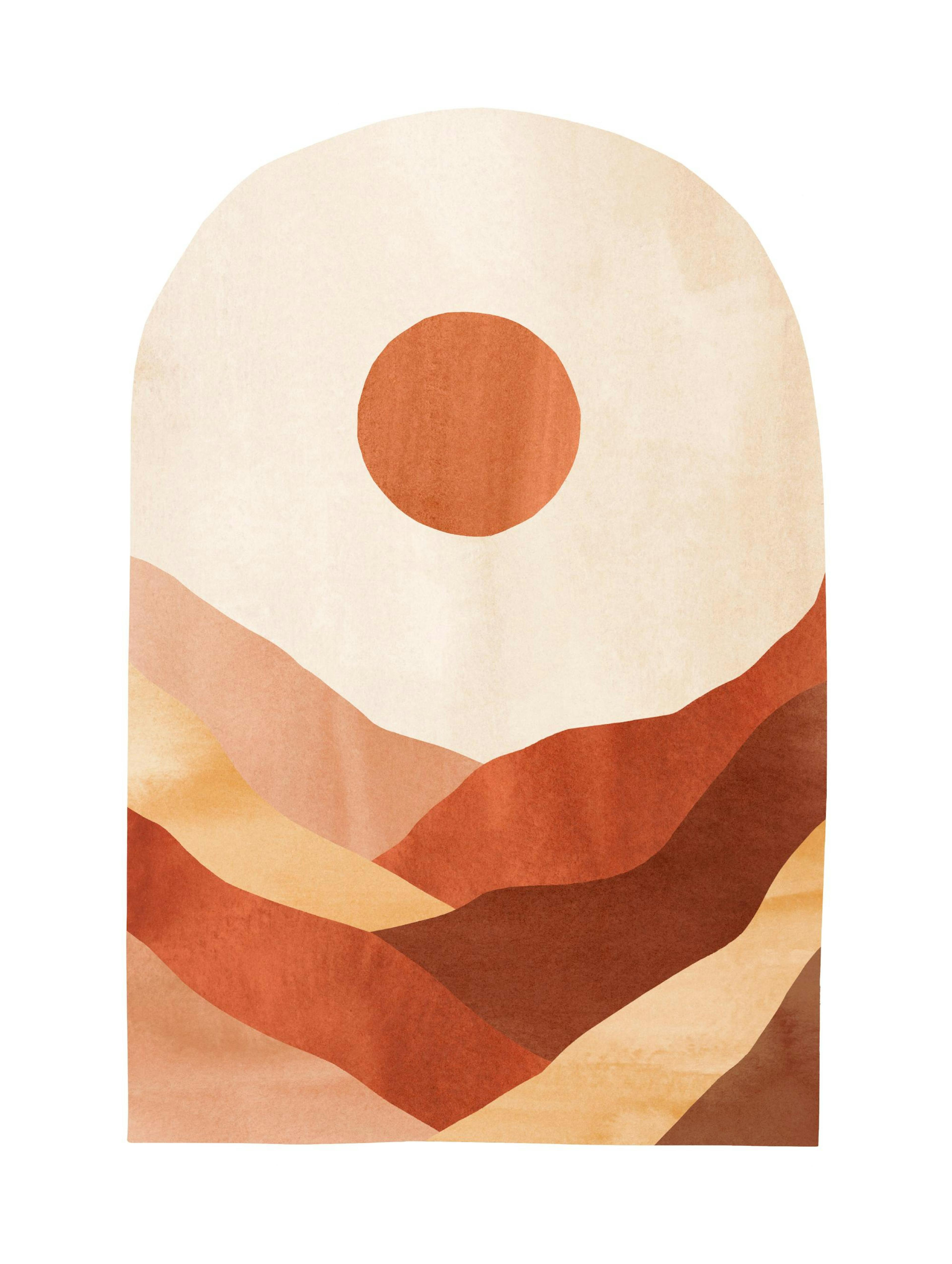 Paysage Abstrait Poster 0