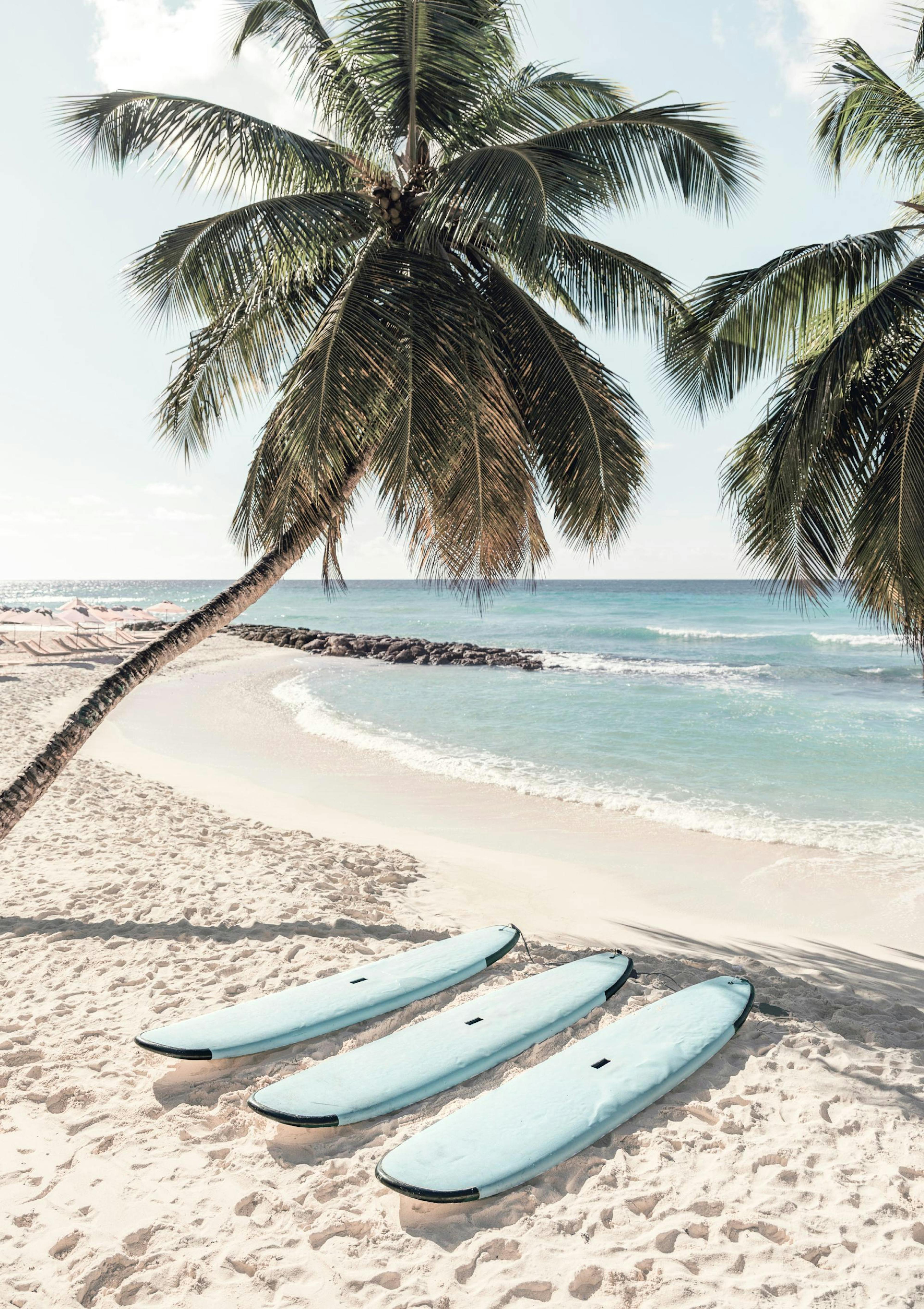 Blue Surfboards Poster thumbnail