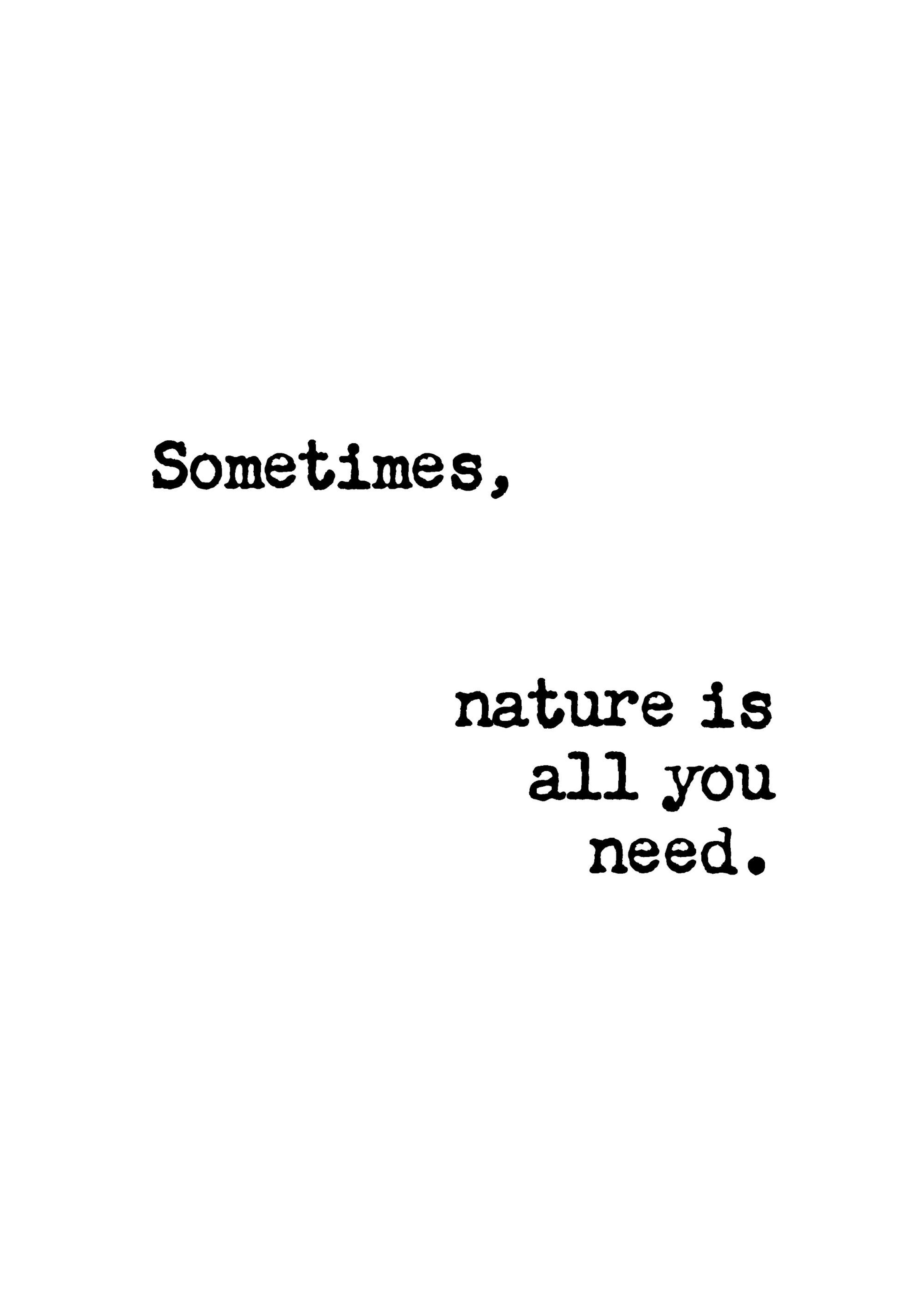 Nature is All You Need Poster thumbnail
