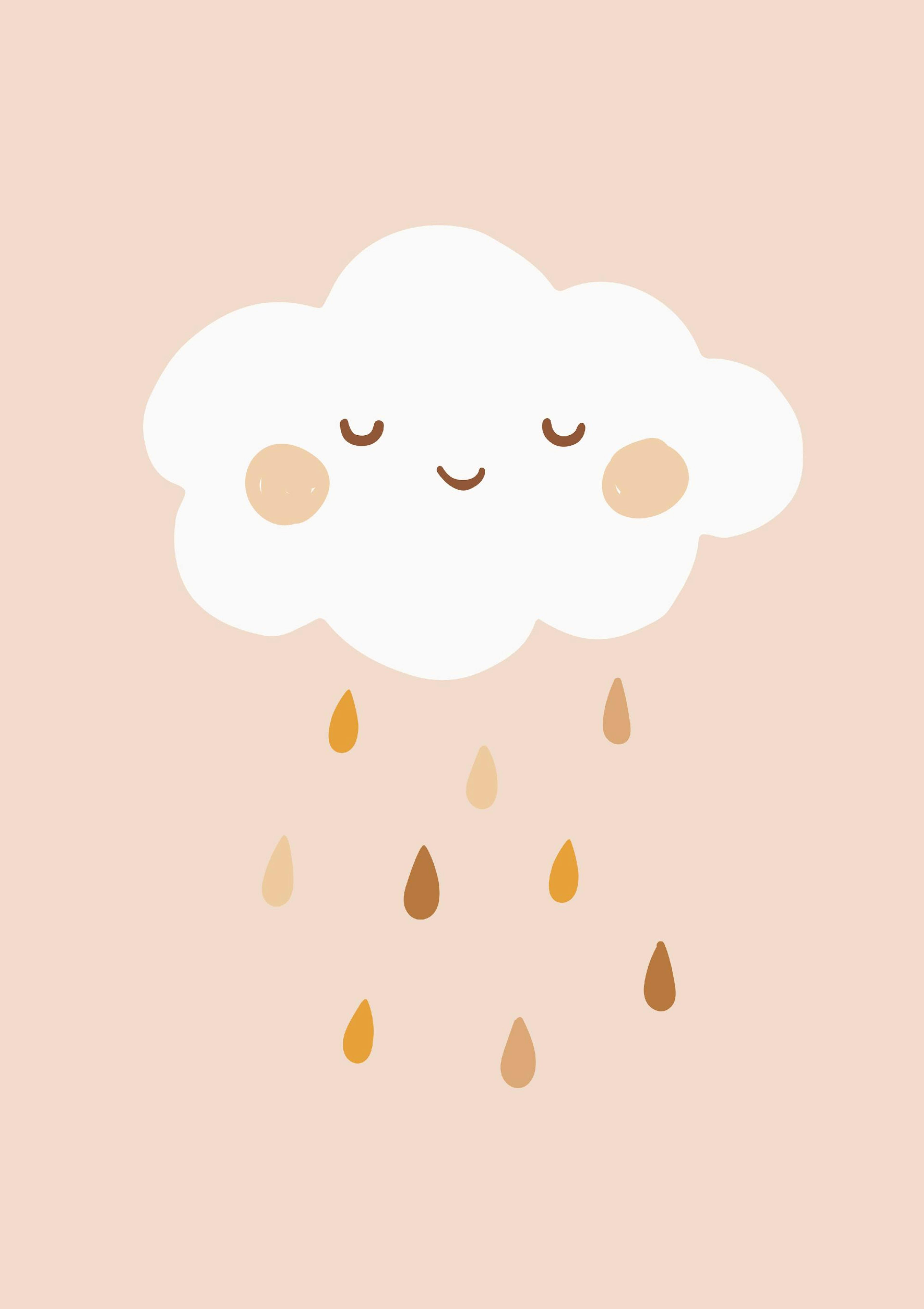 Lächelnde Wolke Poster thumbnail