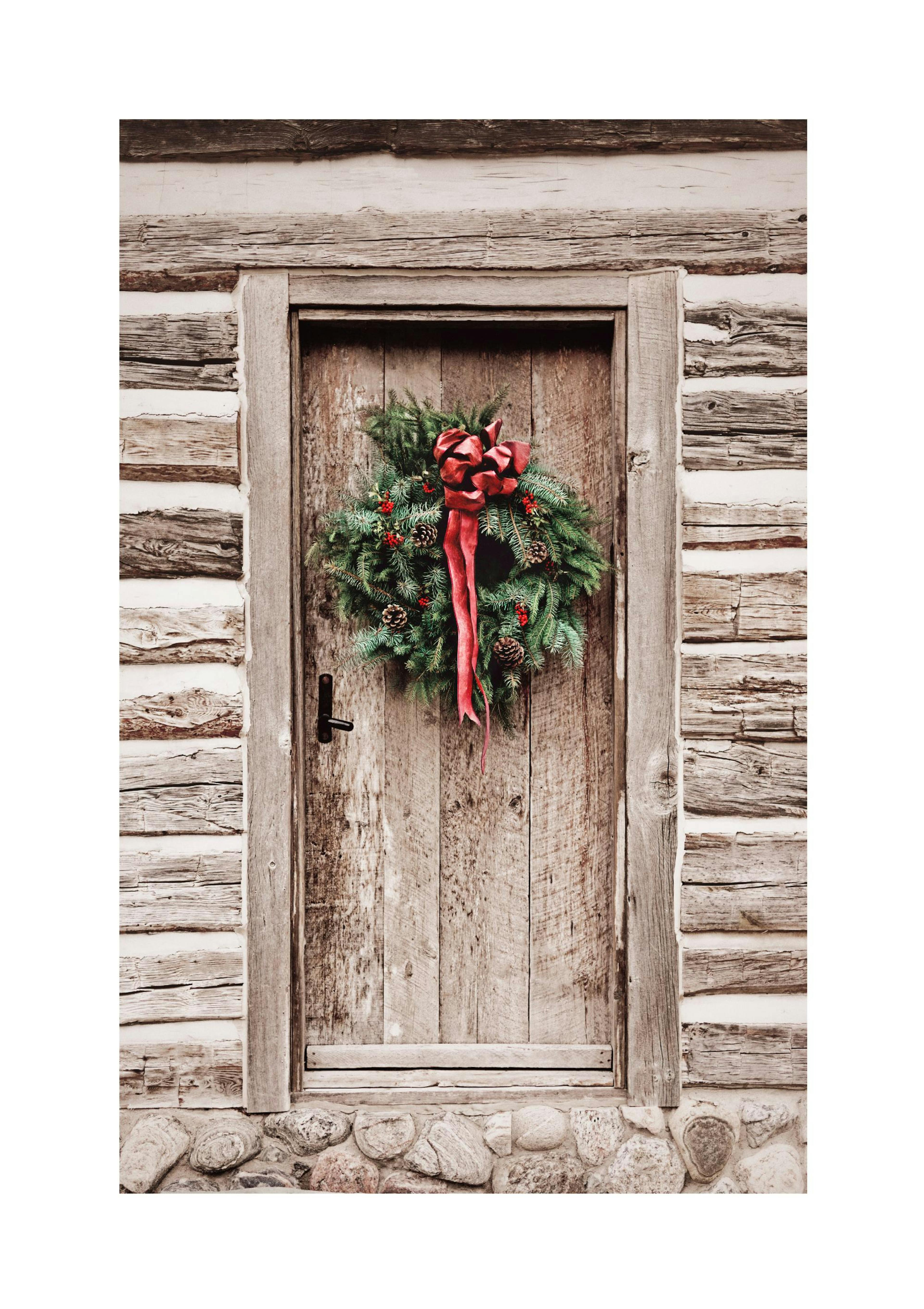 Door Wreath Poster thumbnail