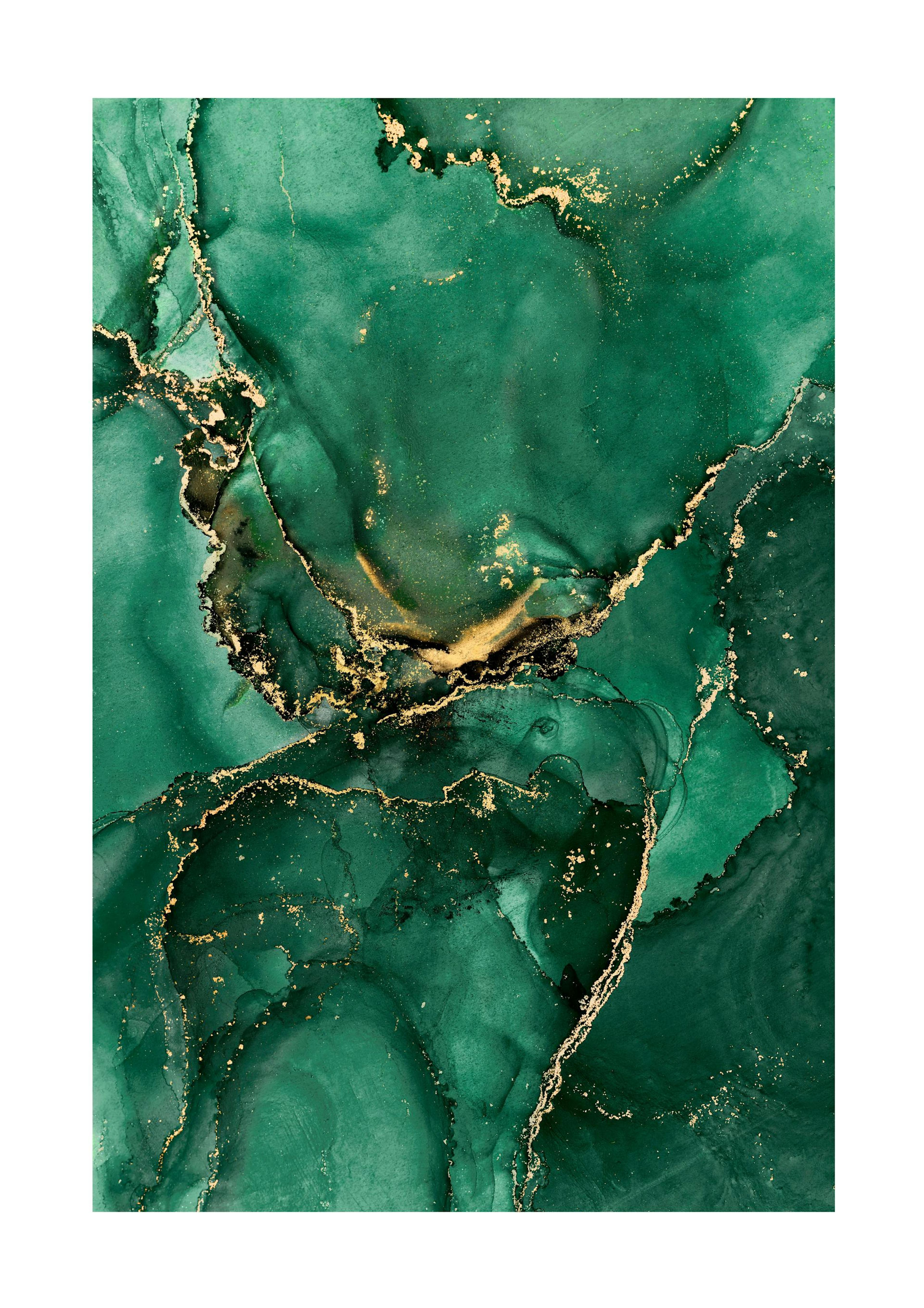 Grüner Marmor Nr. 2 Poster 0