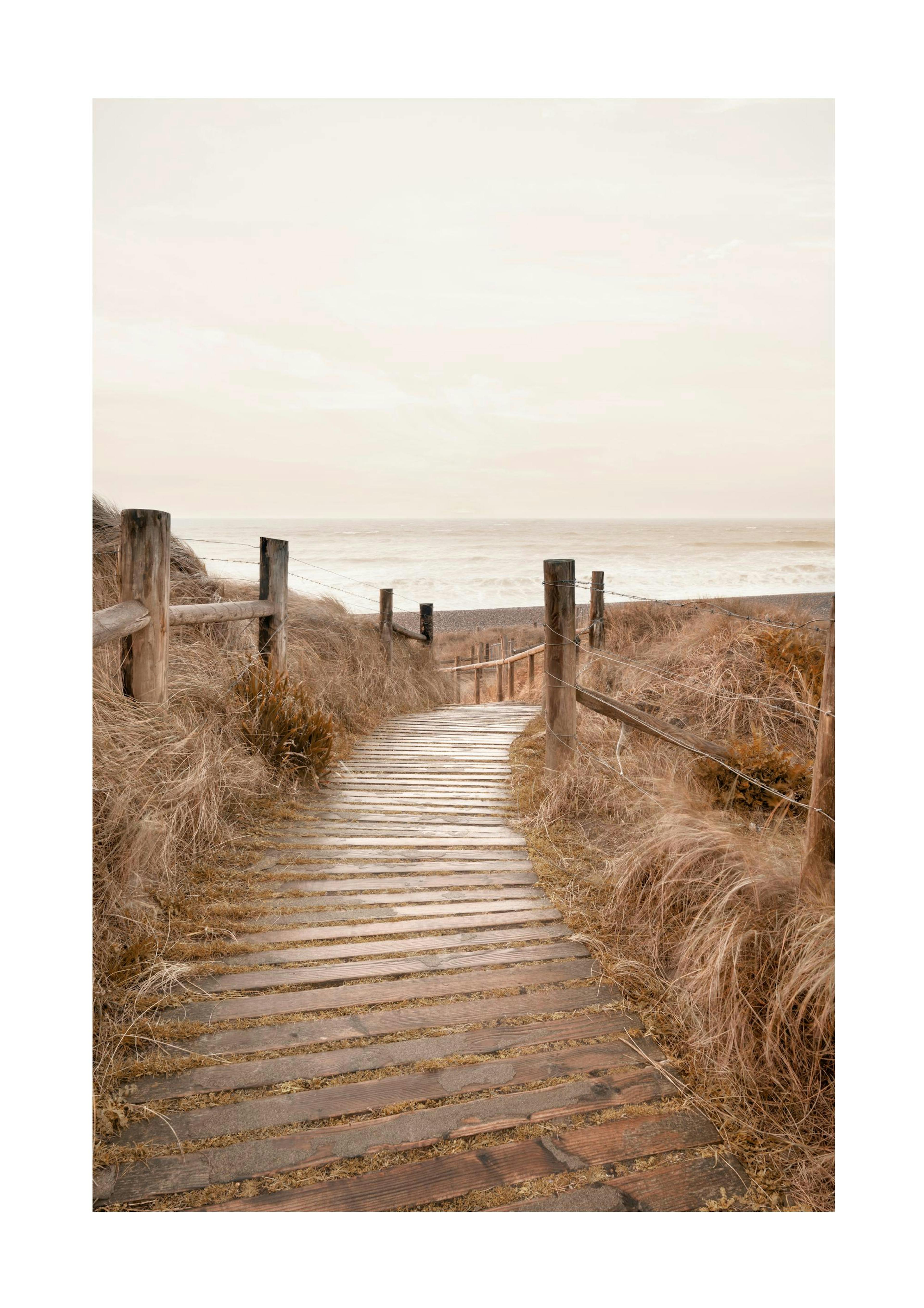 Beach Boardwalk Poster thumbnail