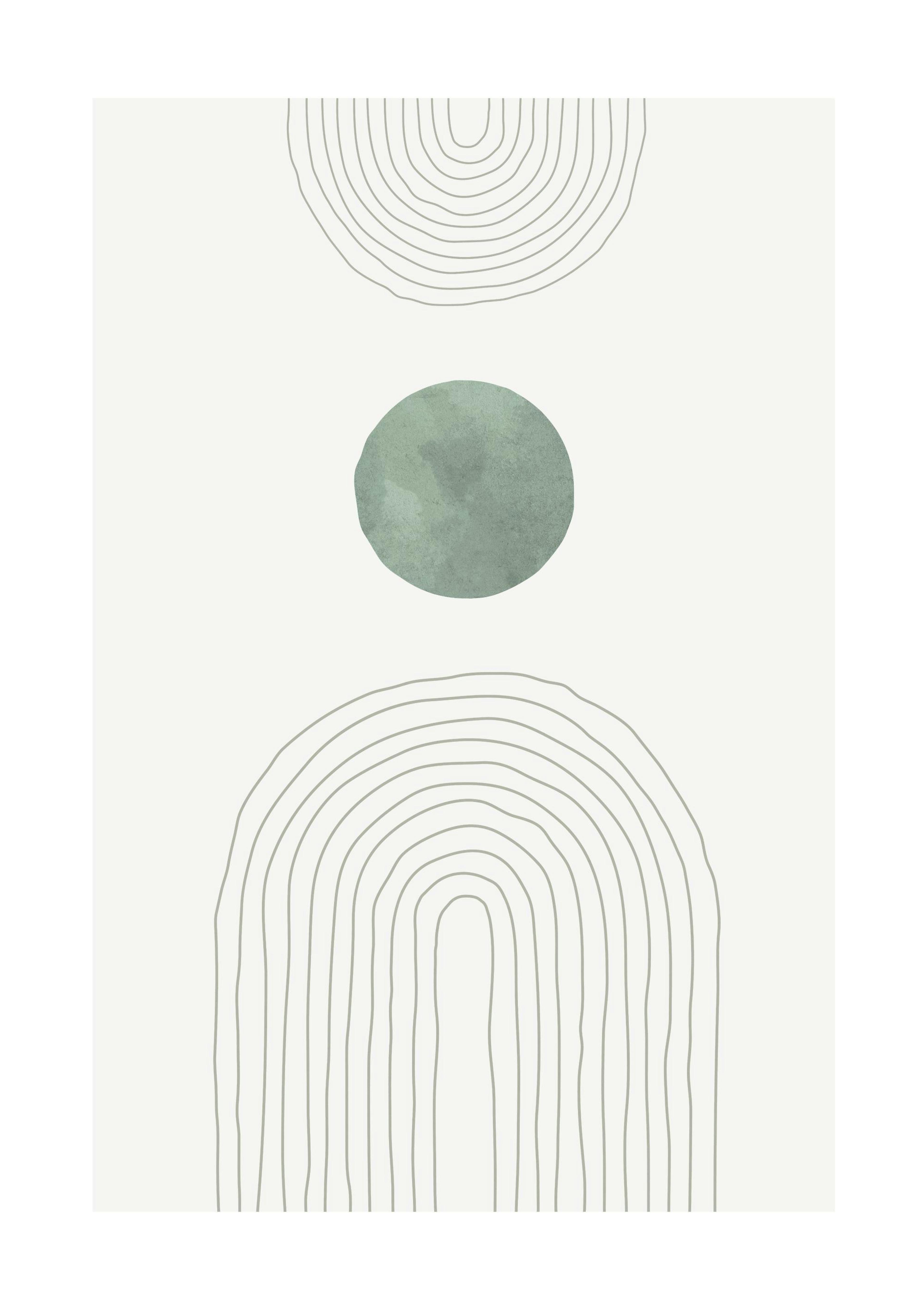 Arco Verde Illustrazione No2 Poster 0