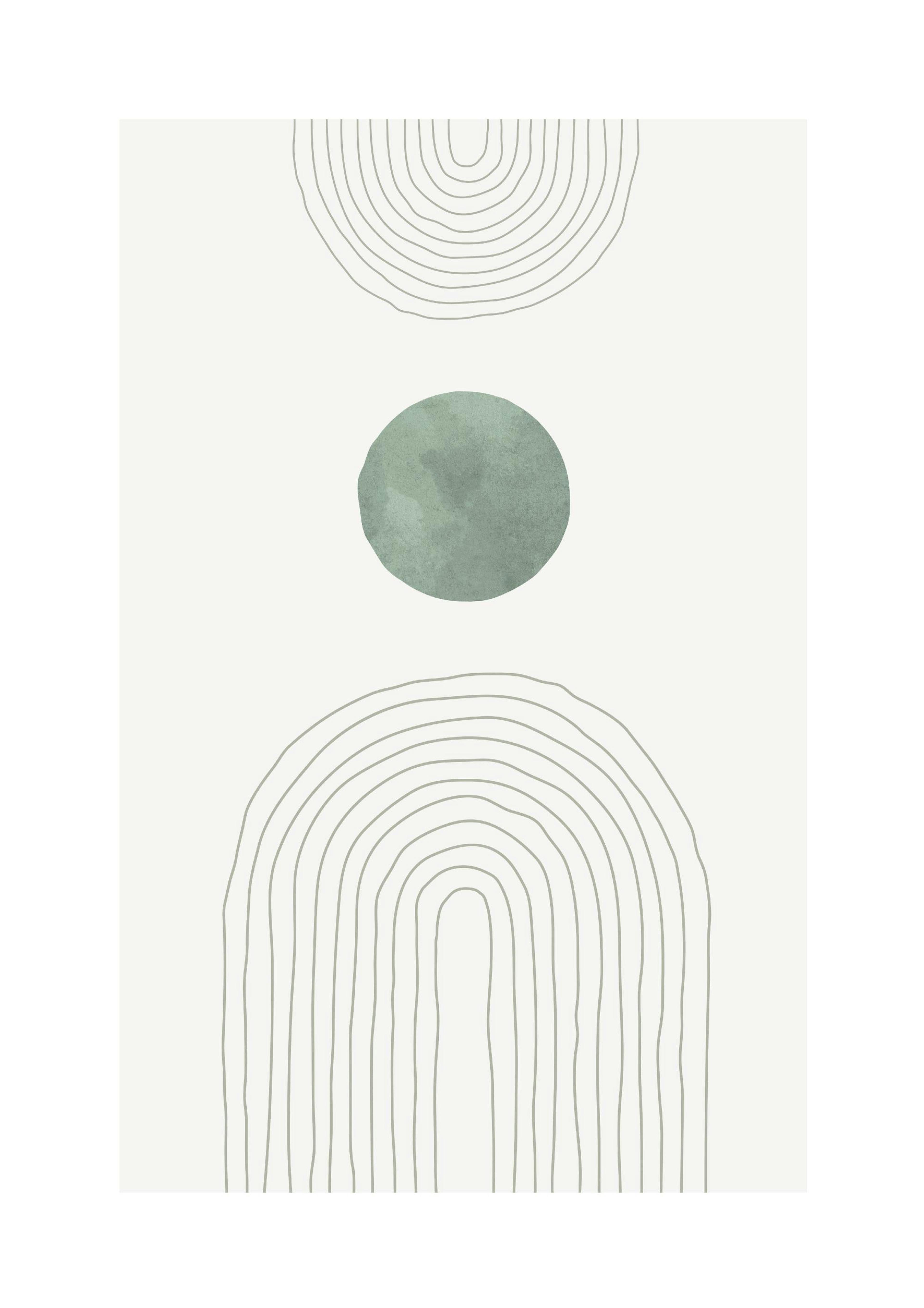 Green Arch Illustration No2 Poster thumbnail