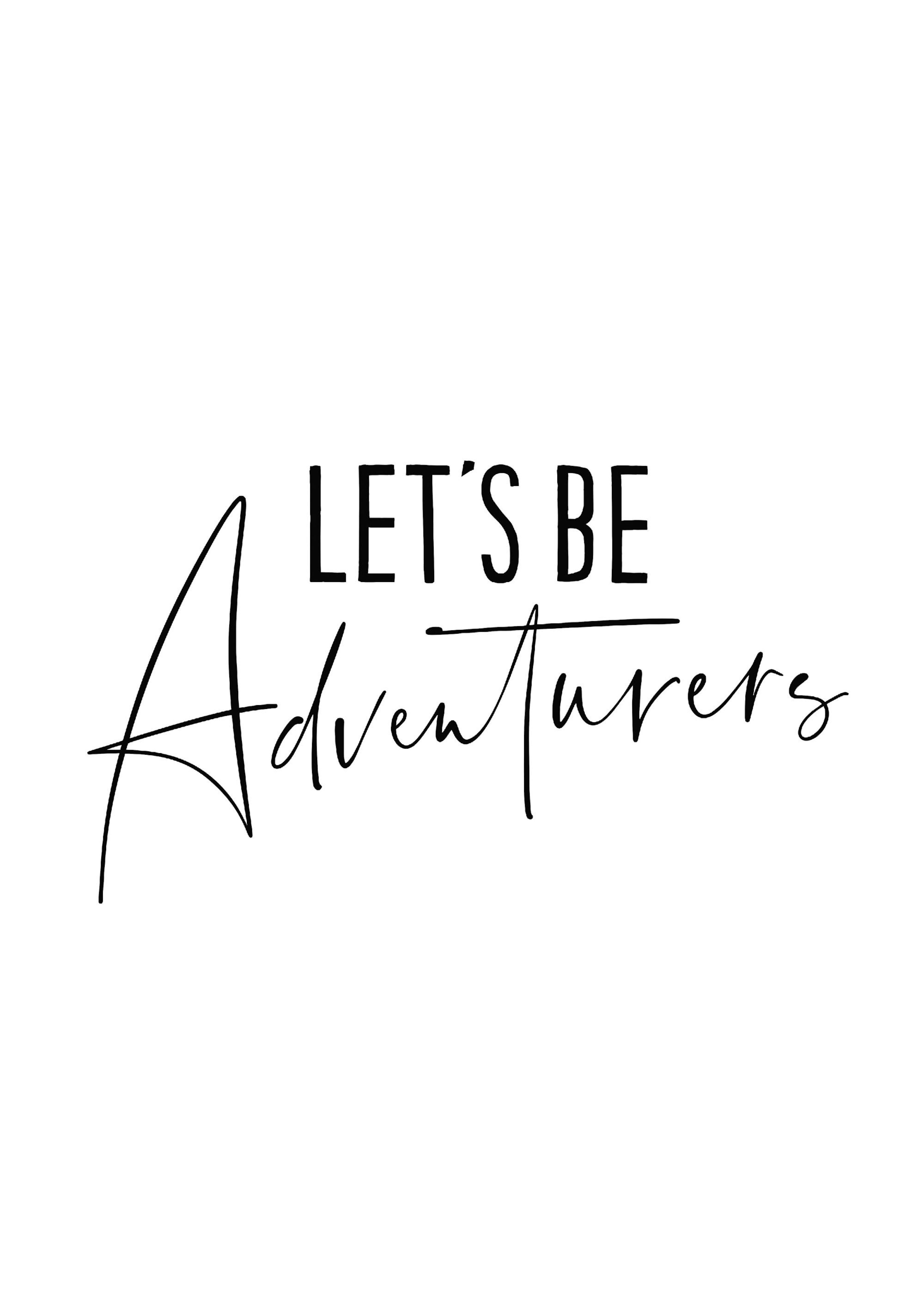 Let’s Be Adventurers Poster thumbnail