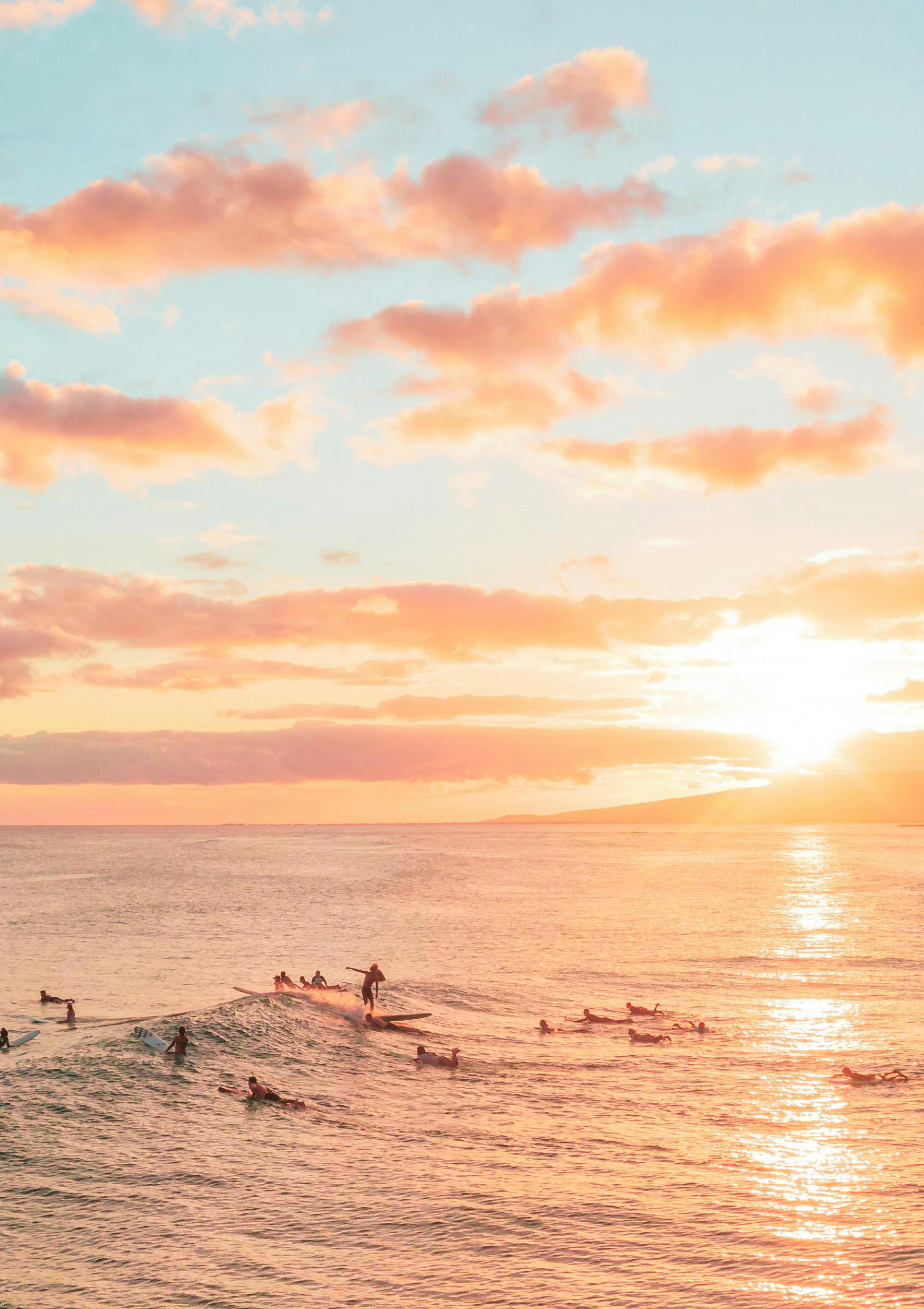 Sunset Surf Poster thumbnail