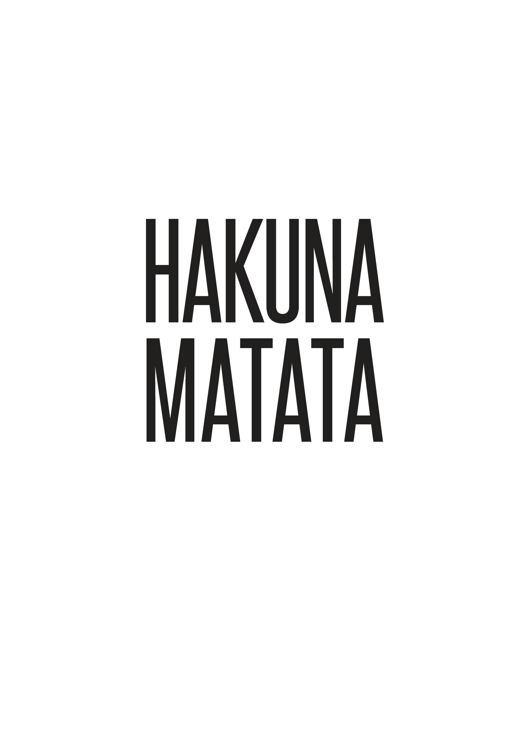 Hakuna Matata. Poster 0