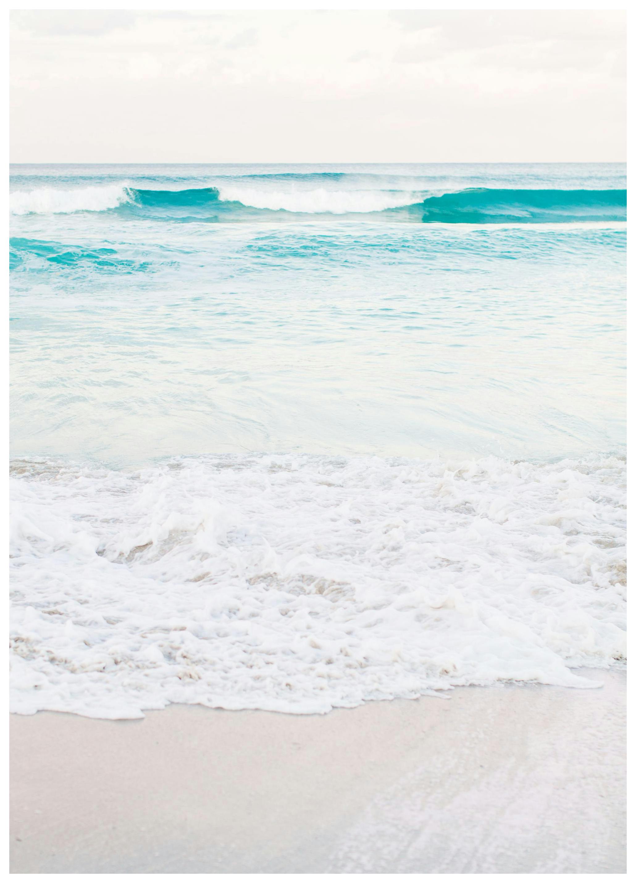 Pastel Beach Poster (40x50 cm) - Poster Store