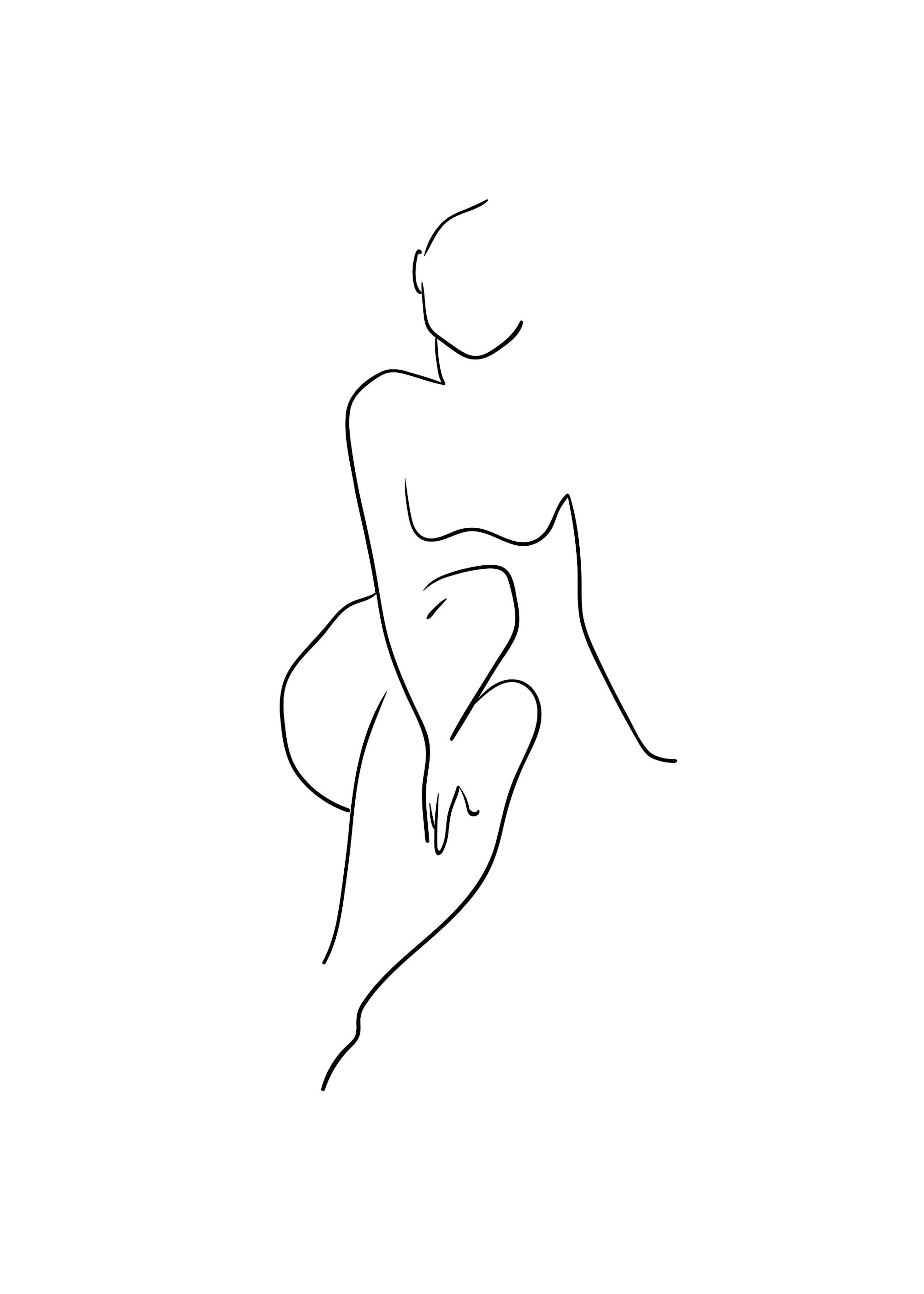 Body Line Art Poster thumbnail