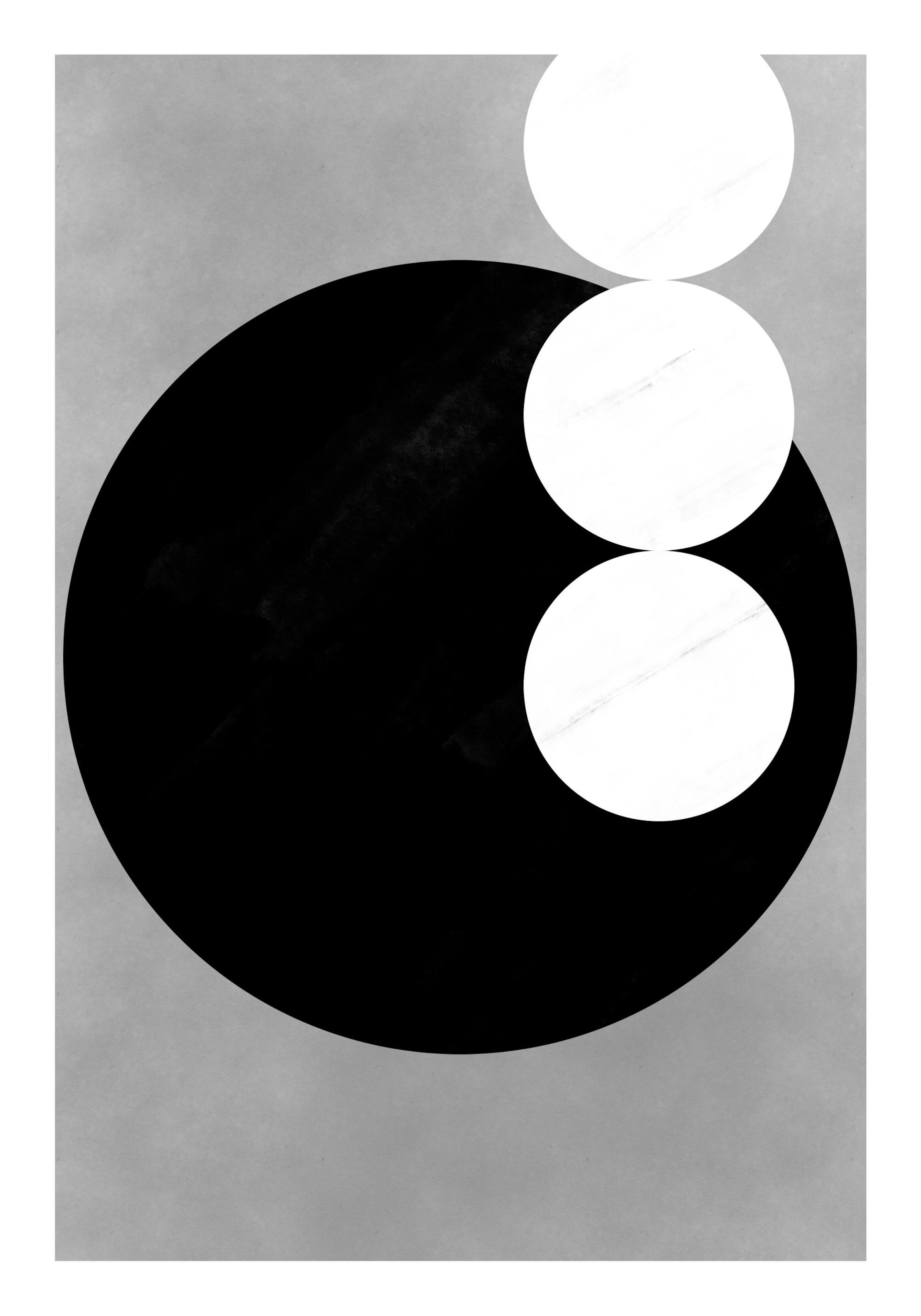 Black & White Shapes No3 Plakat thumbnail