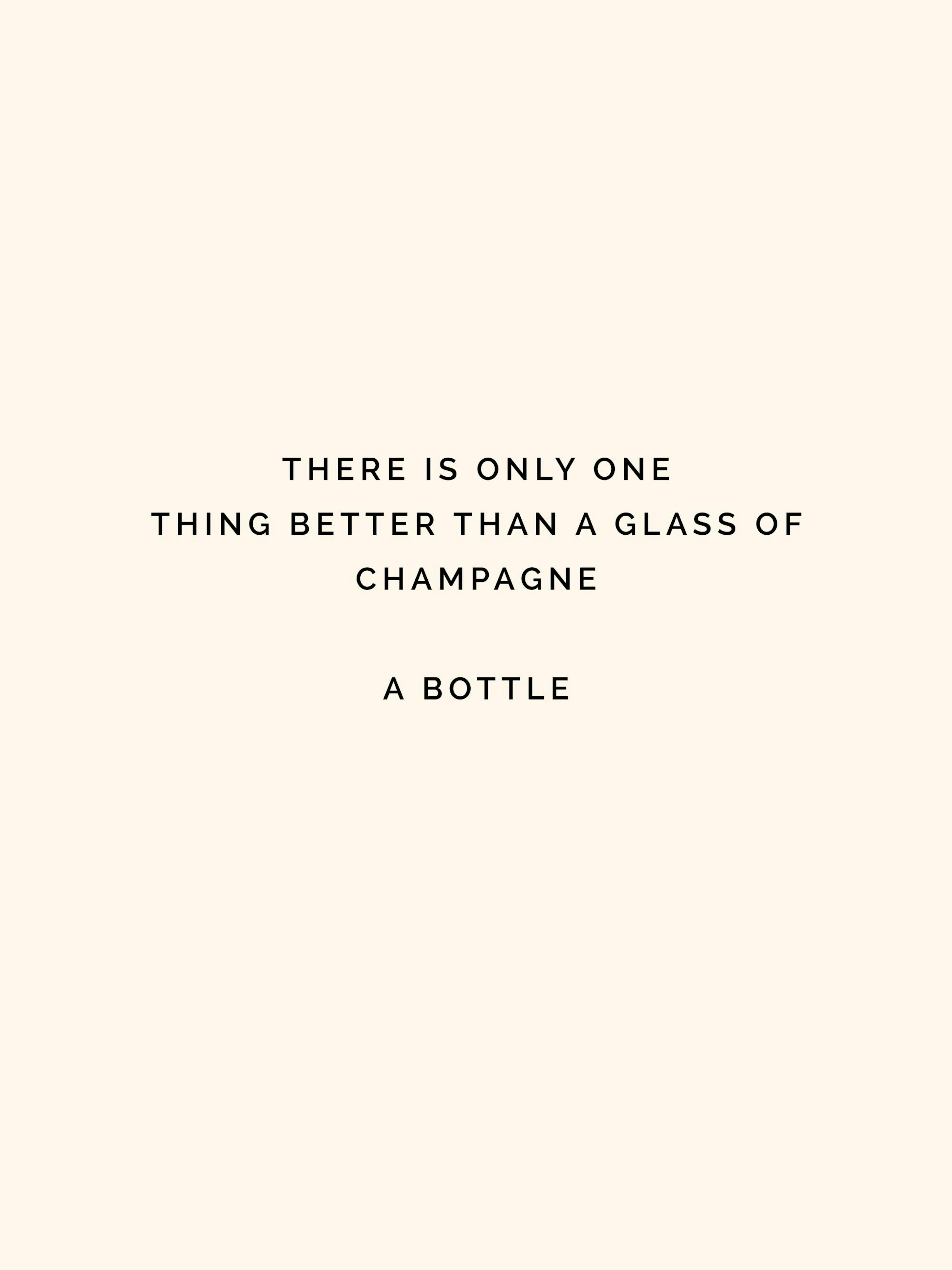 Bouteille de Champagne Poster thumbnail