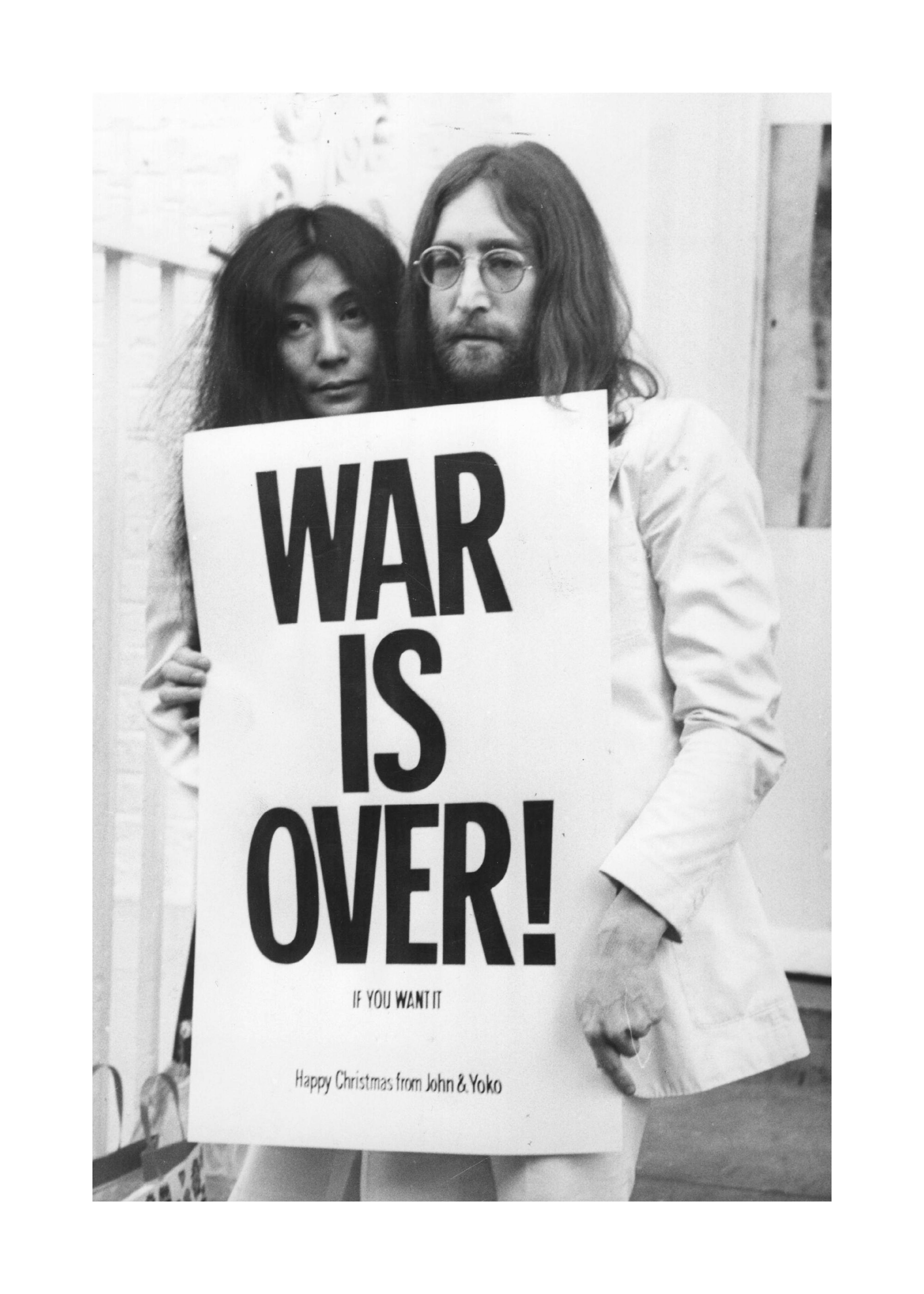 War is Over John Lennon Póster 0