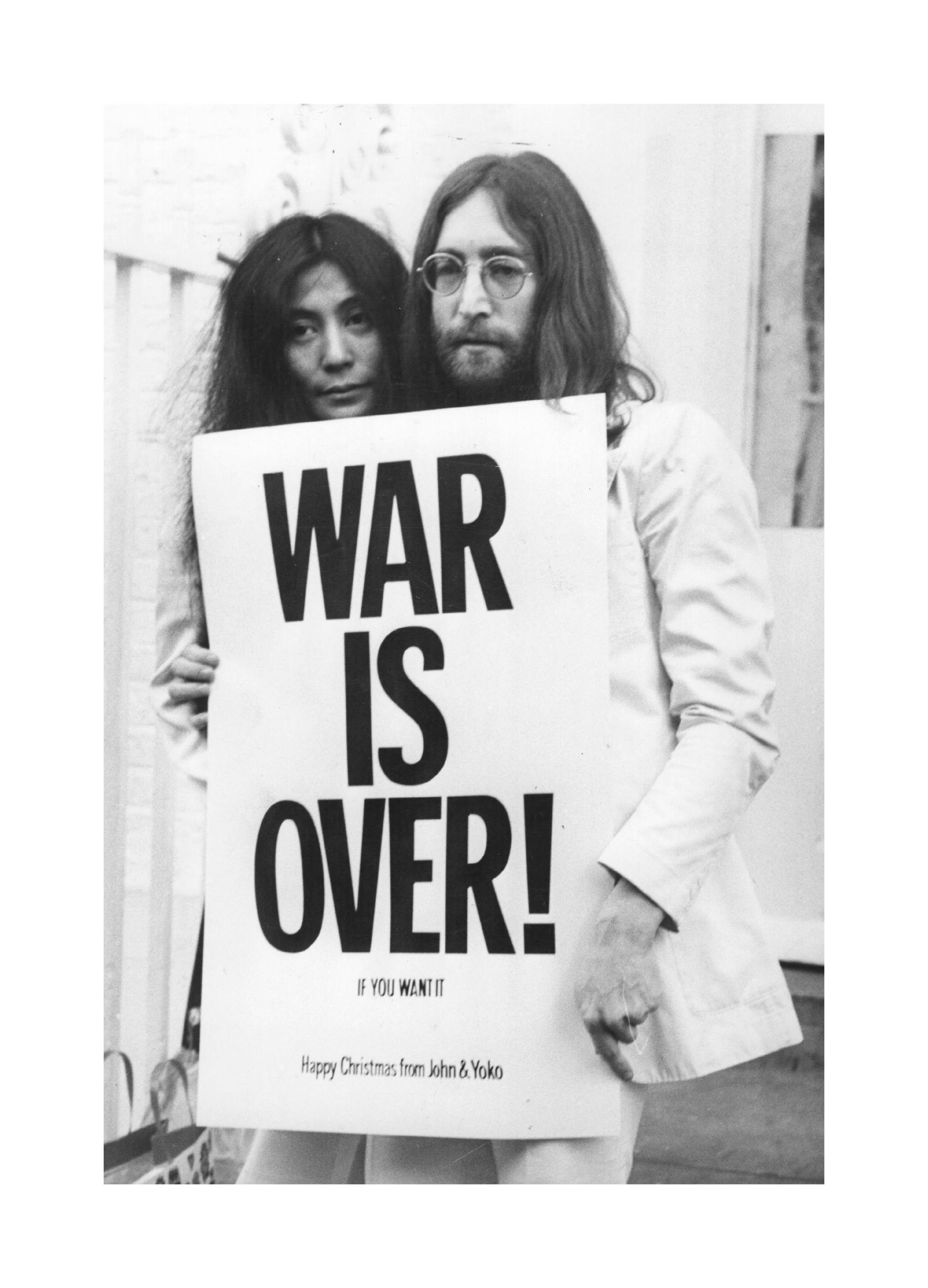 War is Over John Lennon Poster (21x30 cm) - Poster Store