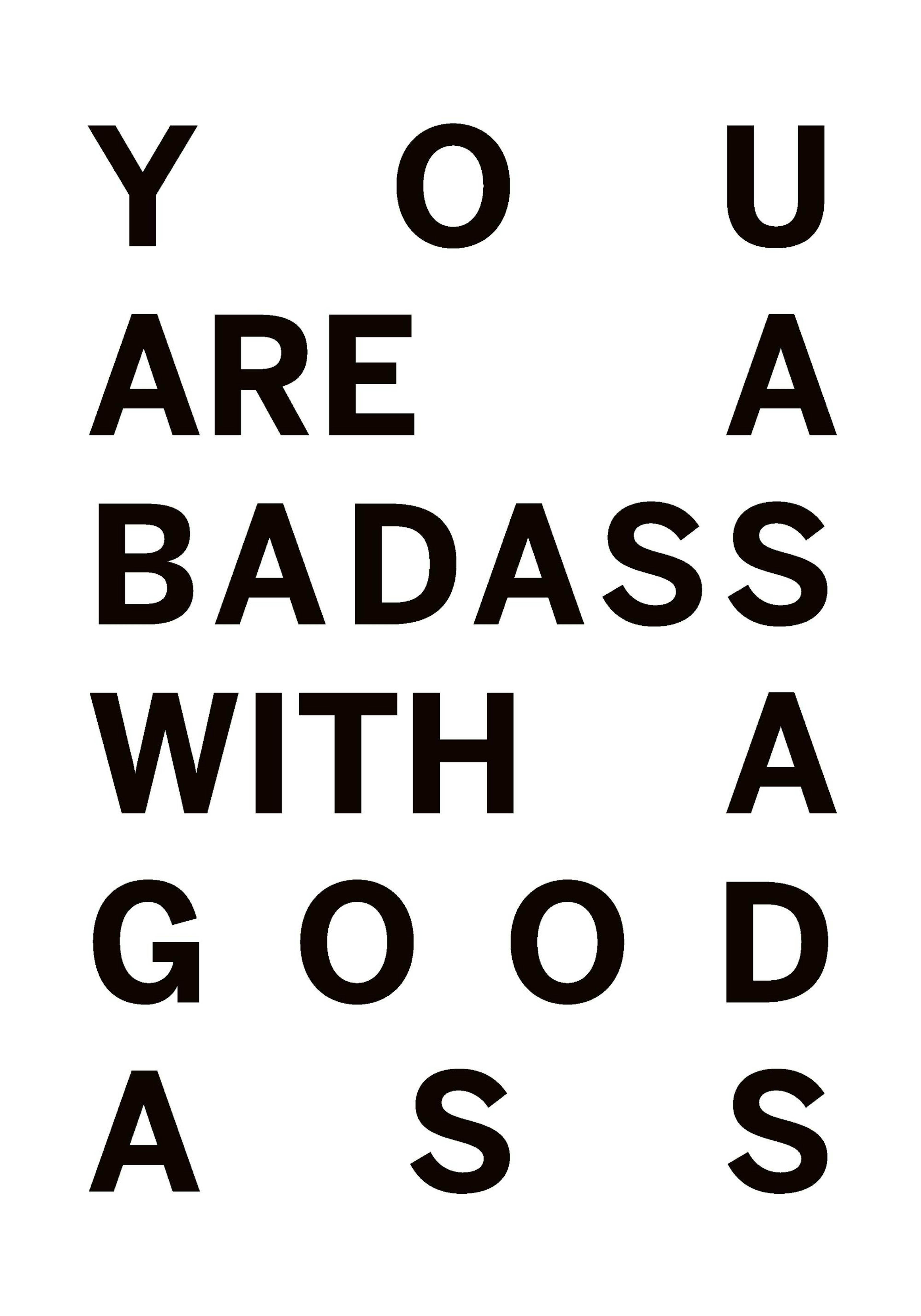 Badass avec un Beau Derrière Poster thumbnail