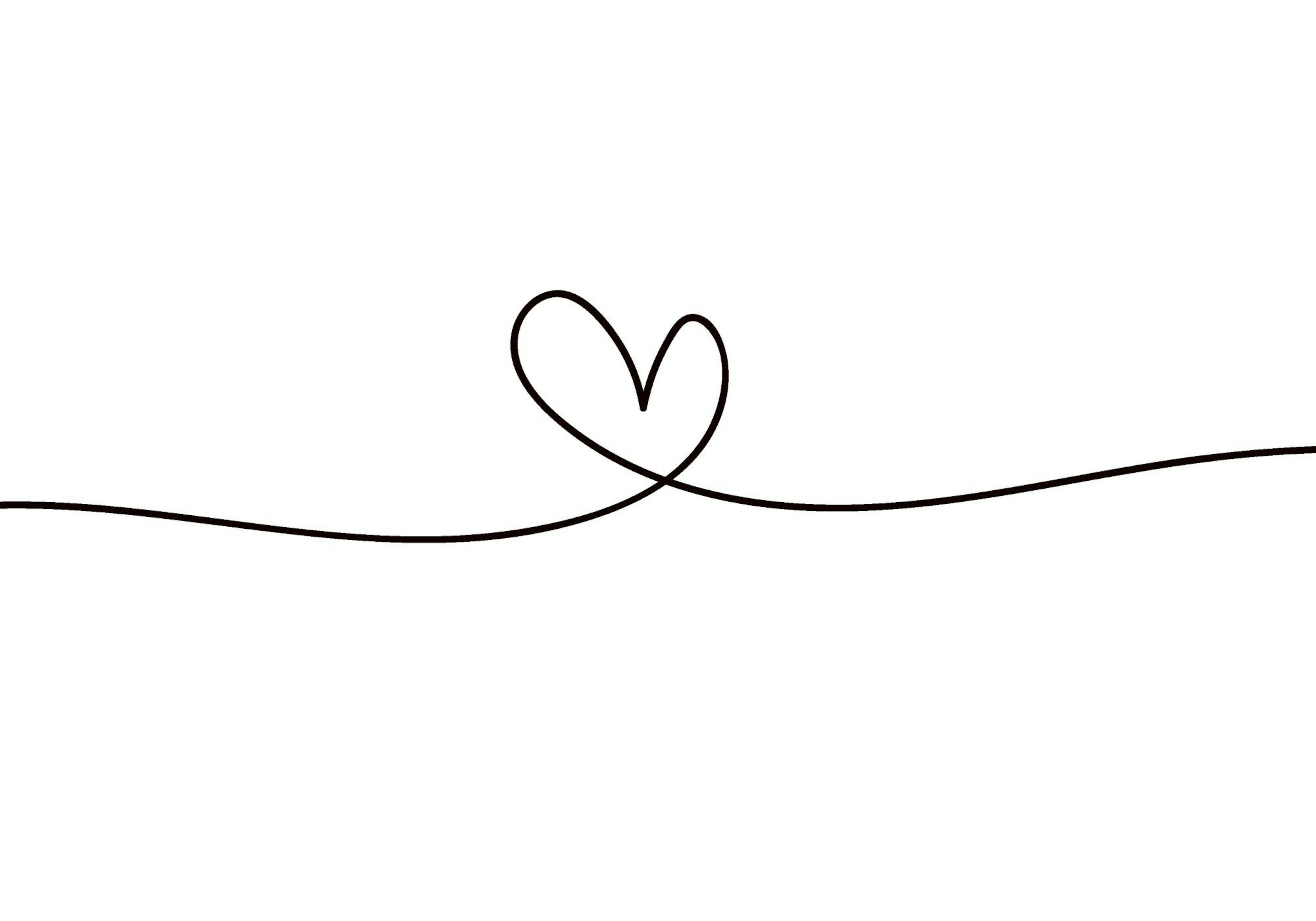 Line Heart Poster 0