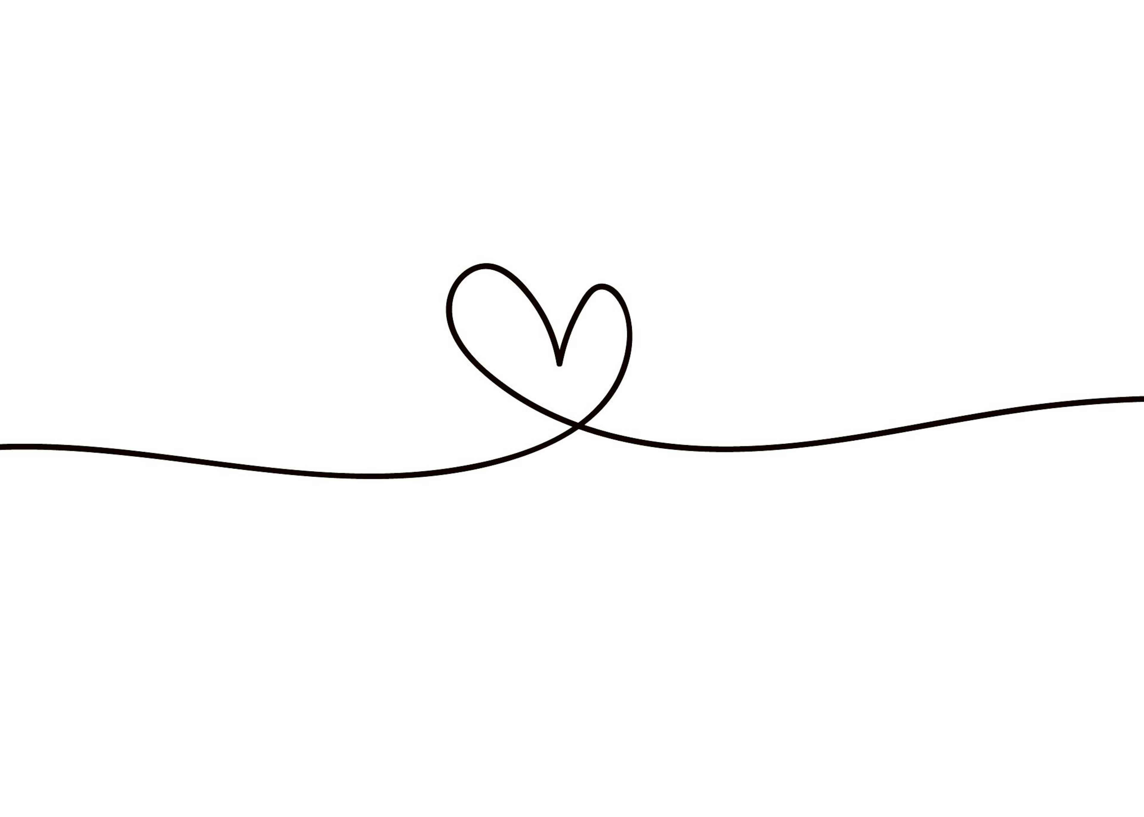 Line Heart Poster 0