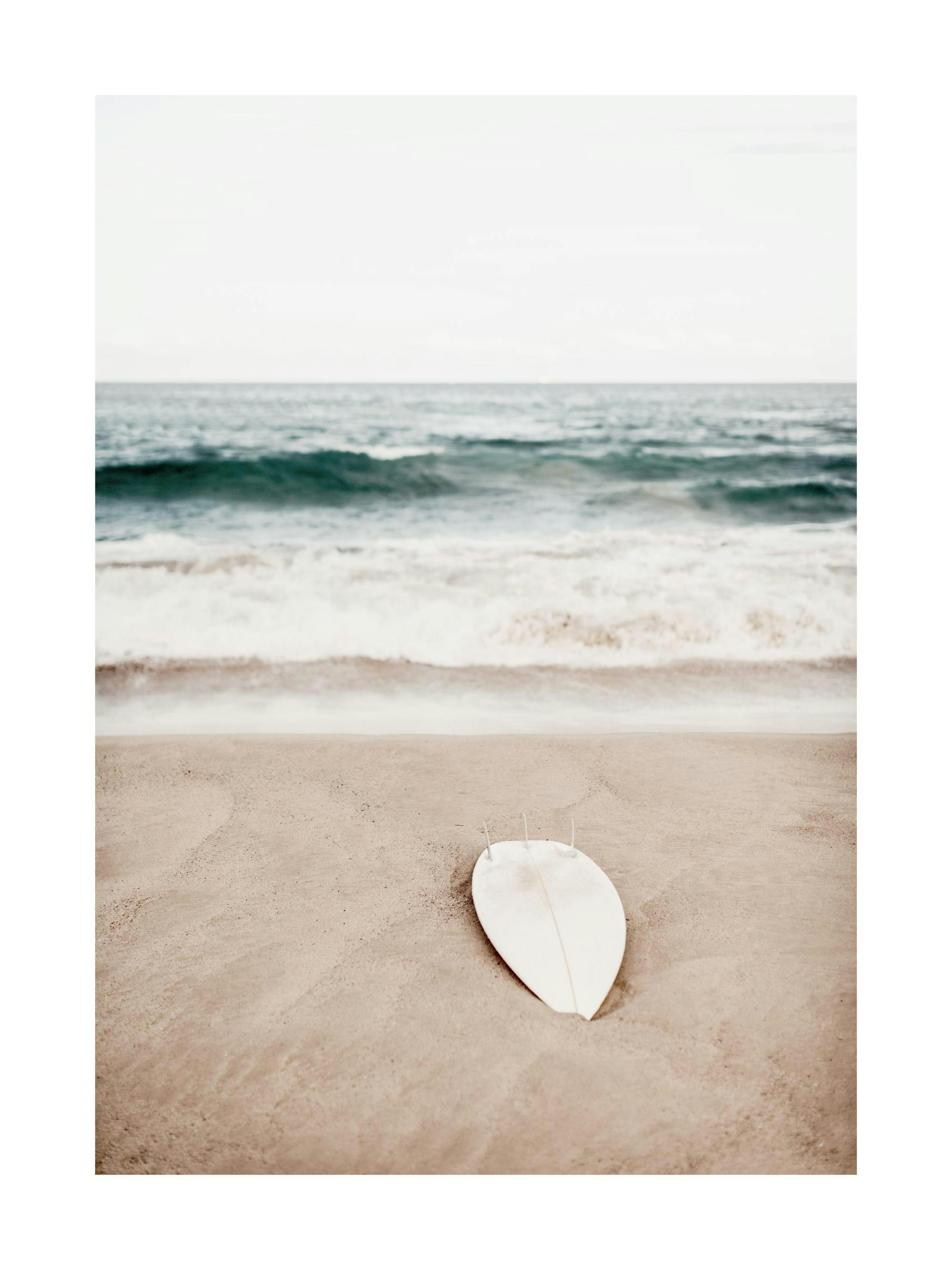 Beach Surfboard Poster thumbnail