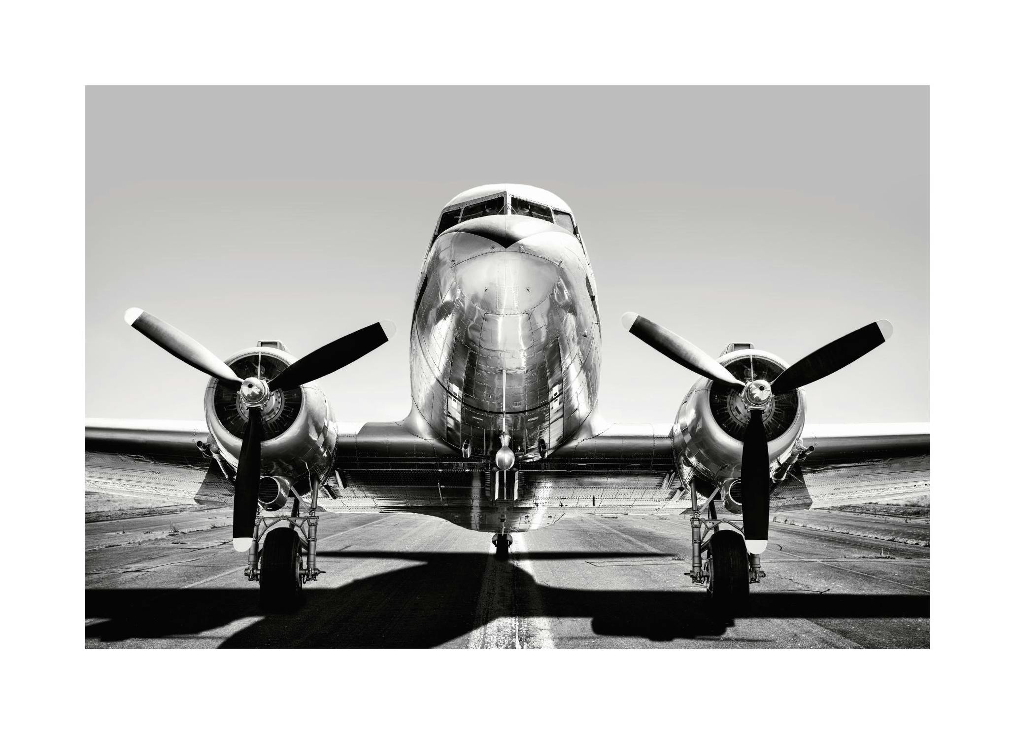 Propeller Vliegtuig Poster (50x70 cm) - Poster Store