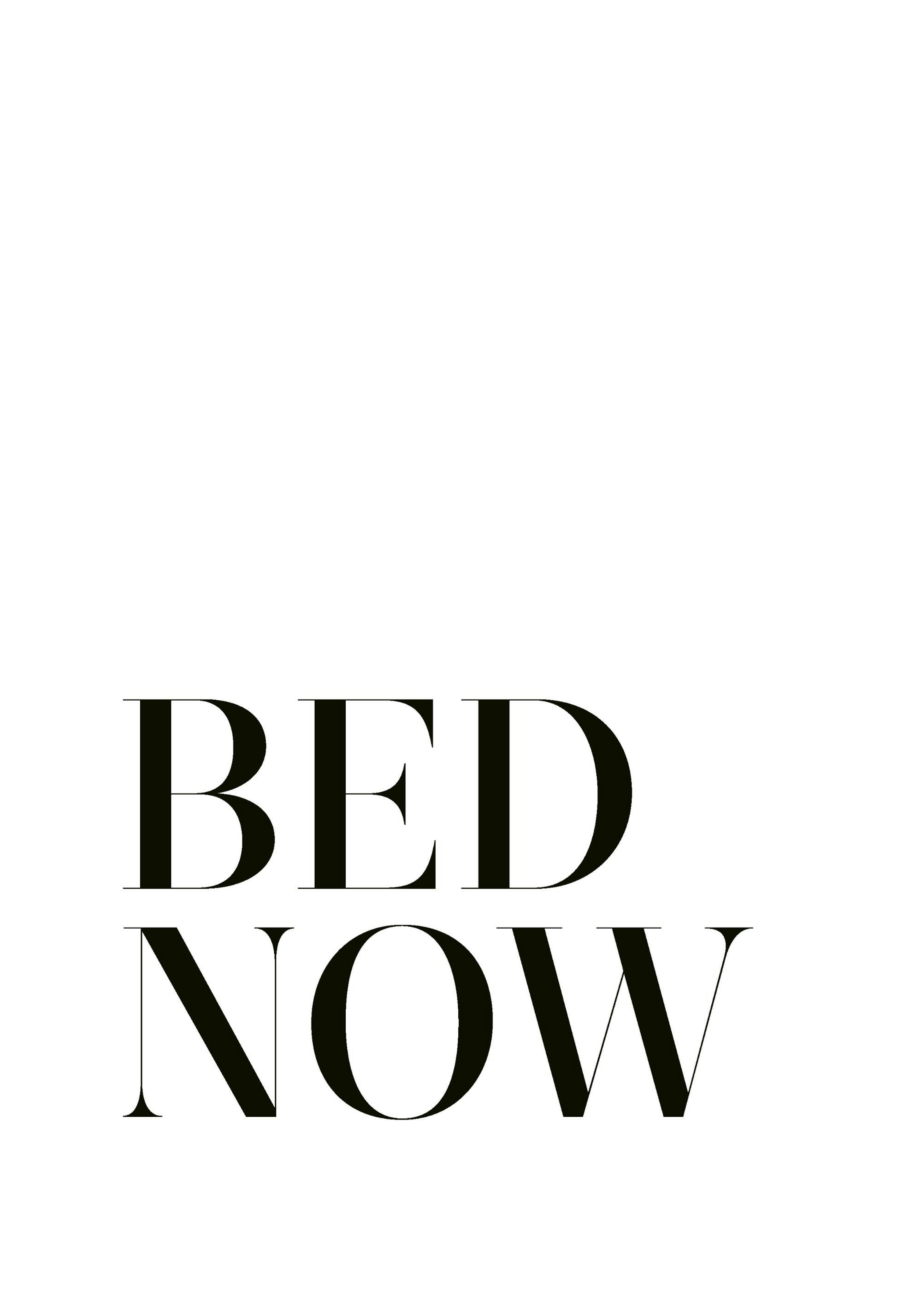 Bed. Now. Plakat thumbnail