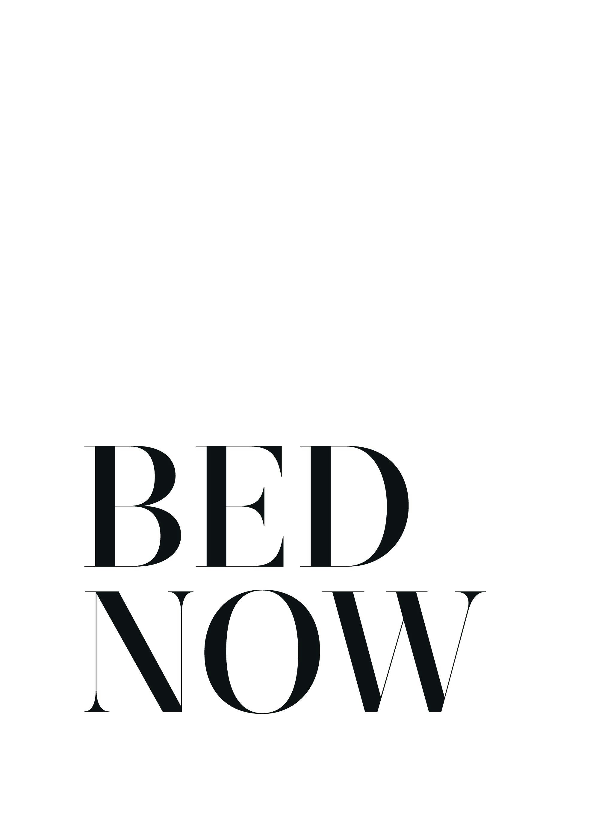 Bed. Now. Poster 0