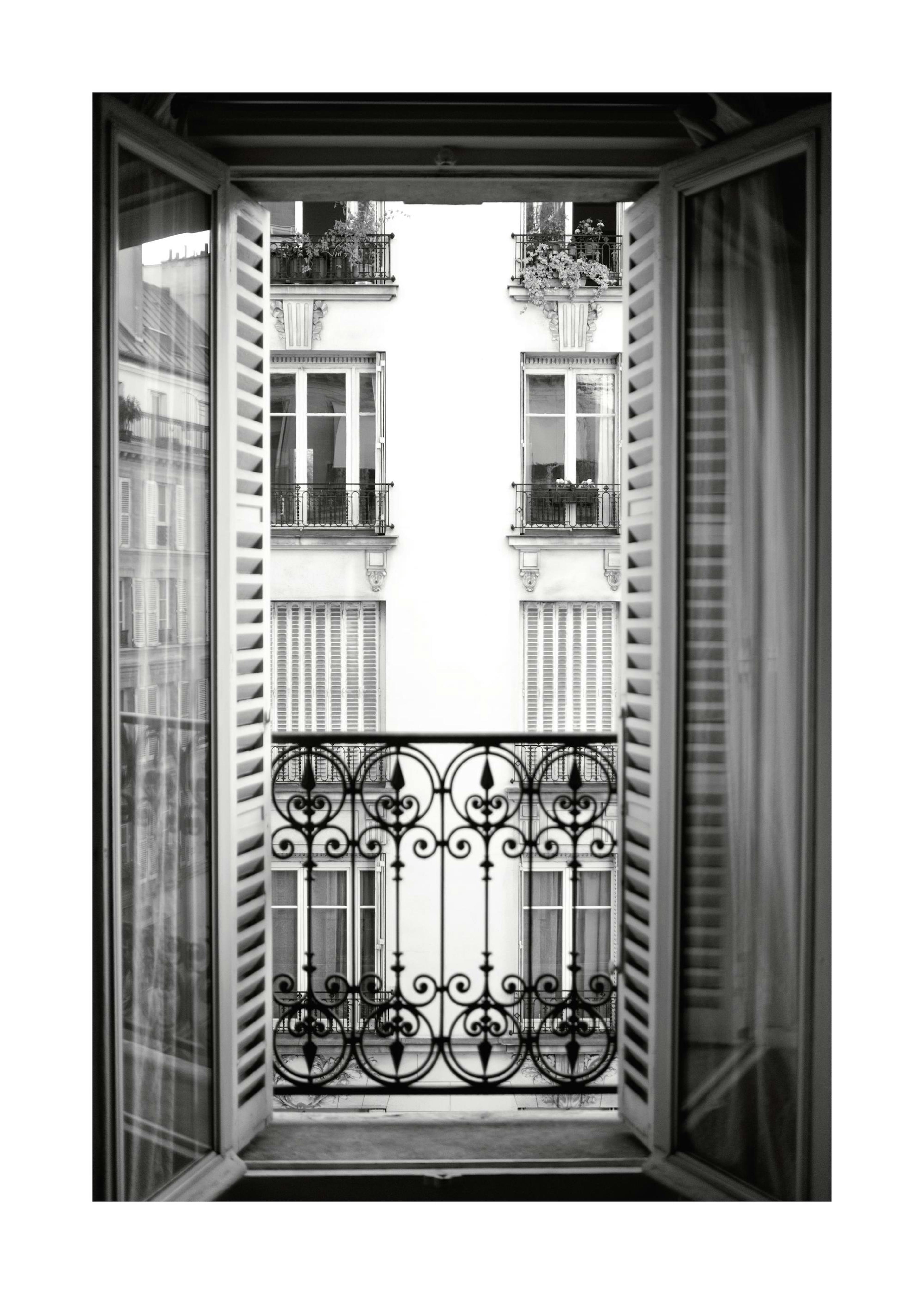 Paris Window Poster 0