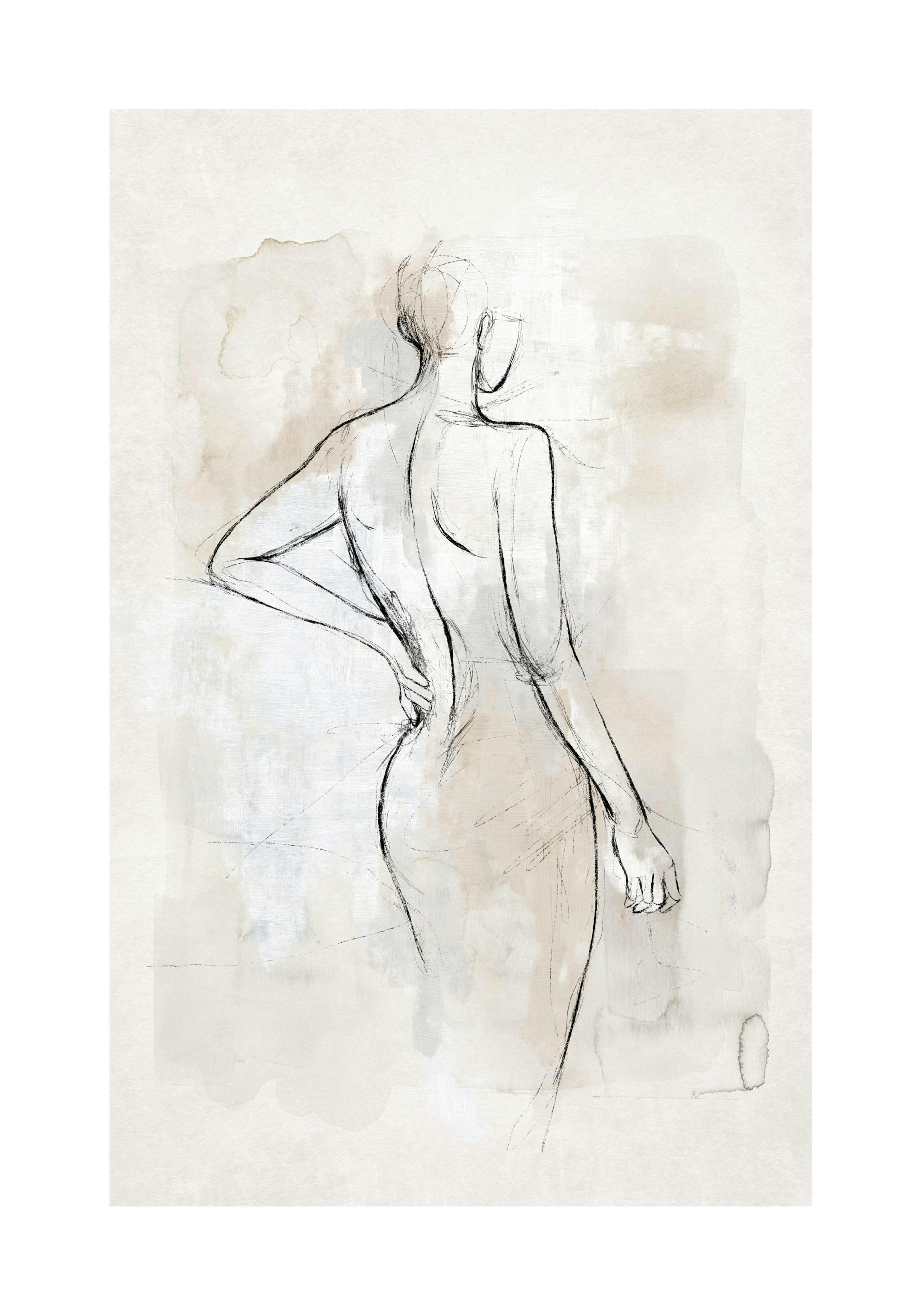 Croquis de Corps Abstrait No2 Poster thumbnail