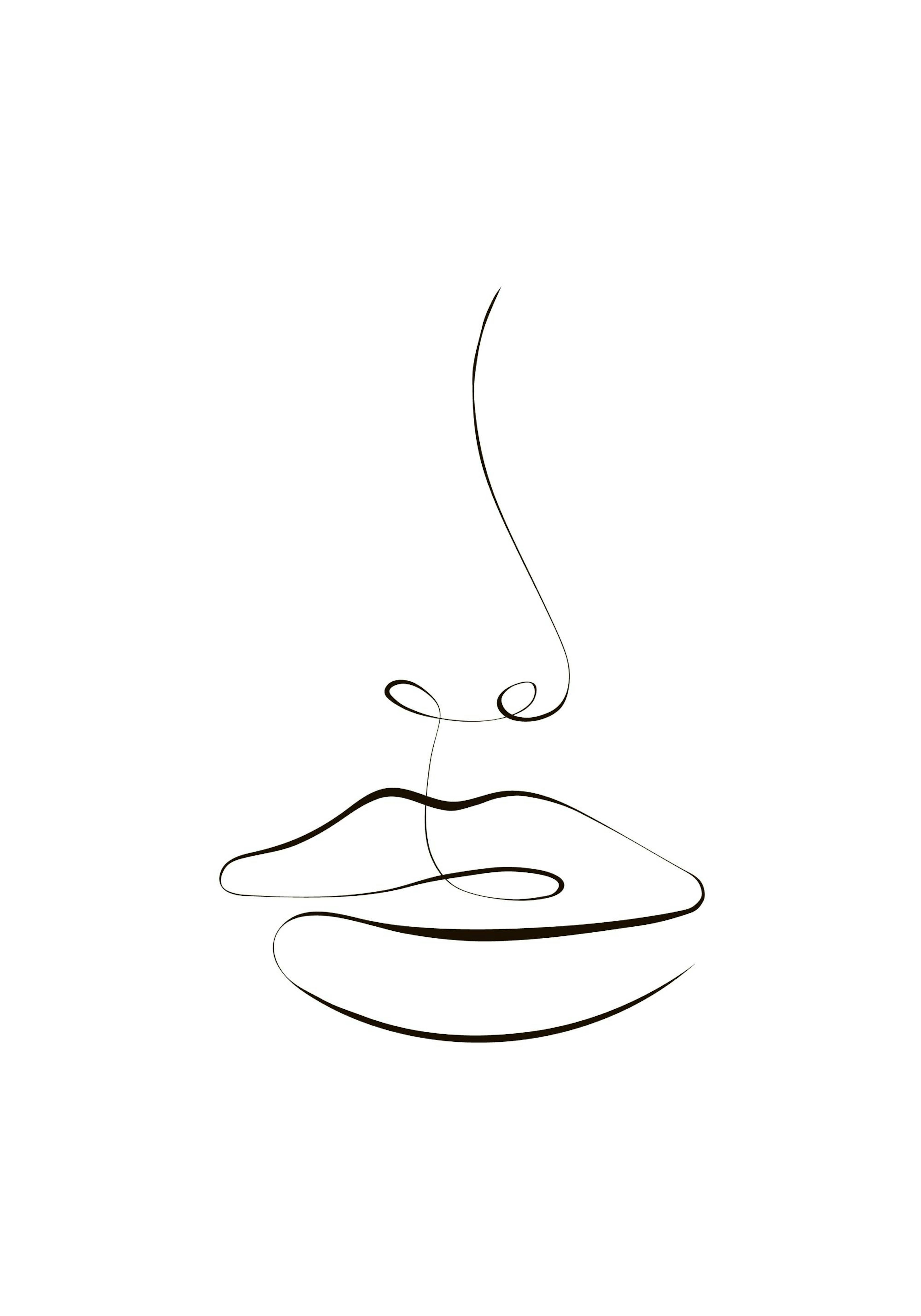 Line Art Face Print thumbnail