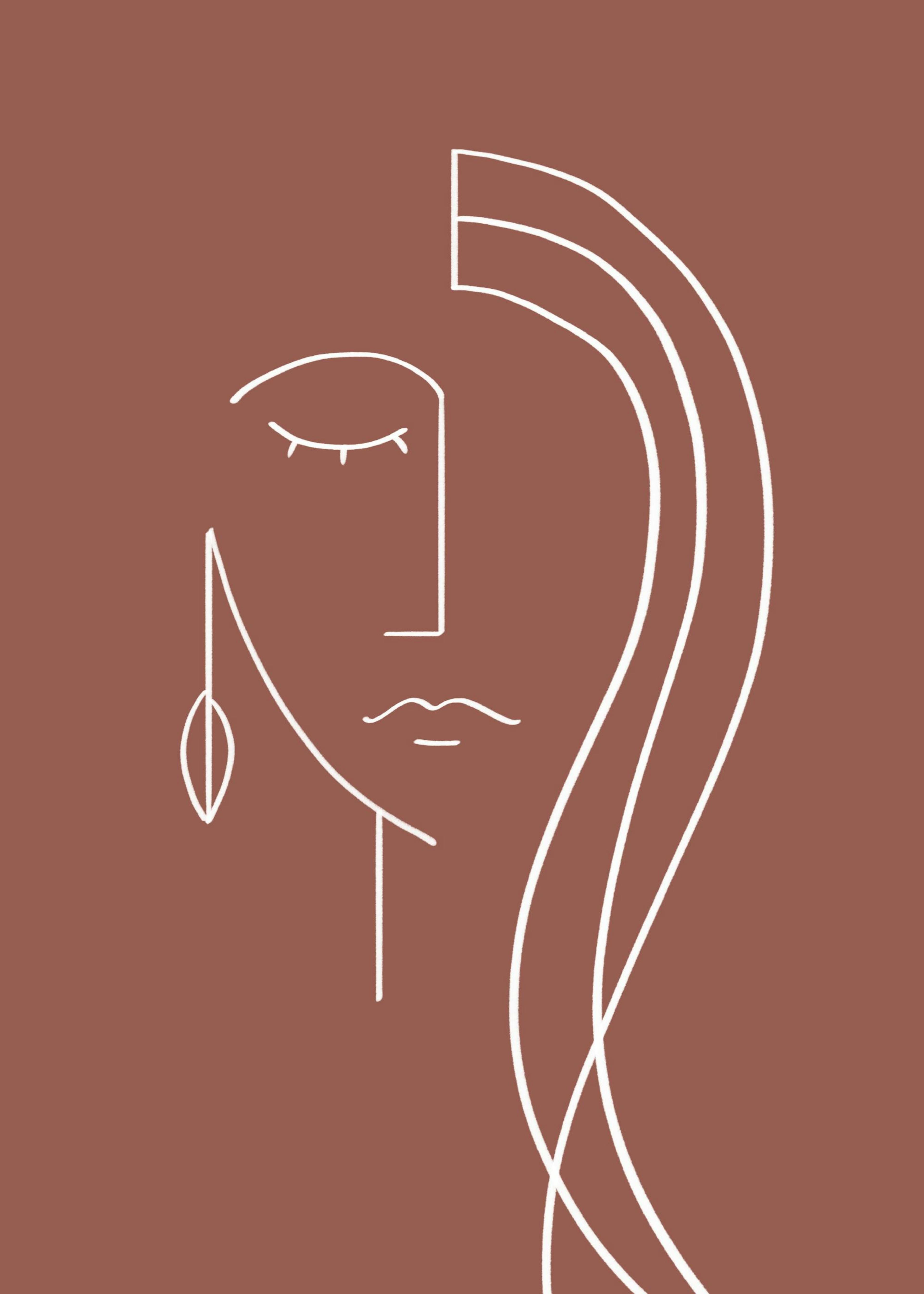Dreamy Face Rosso Poster 0