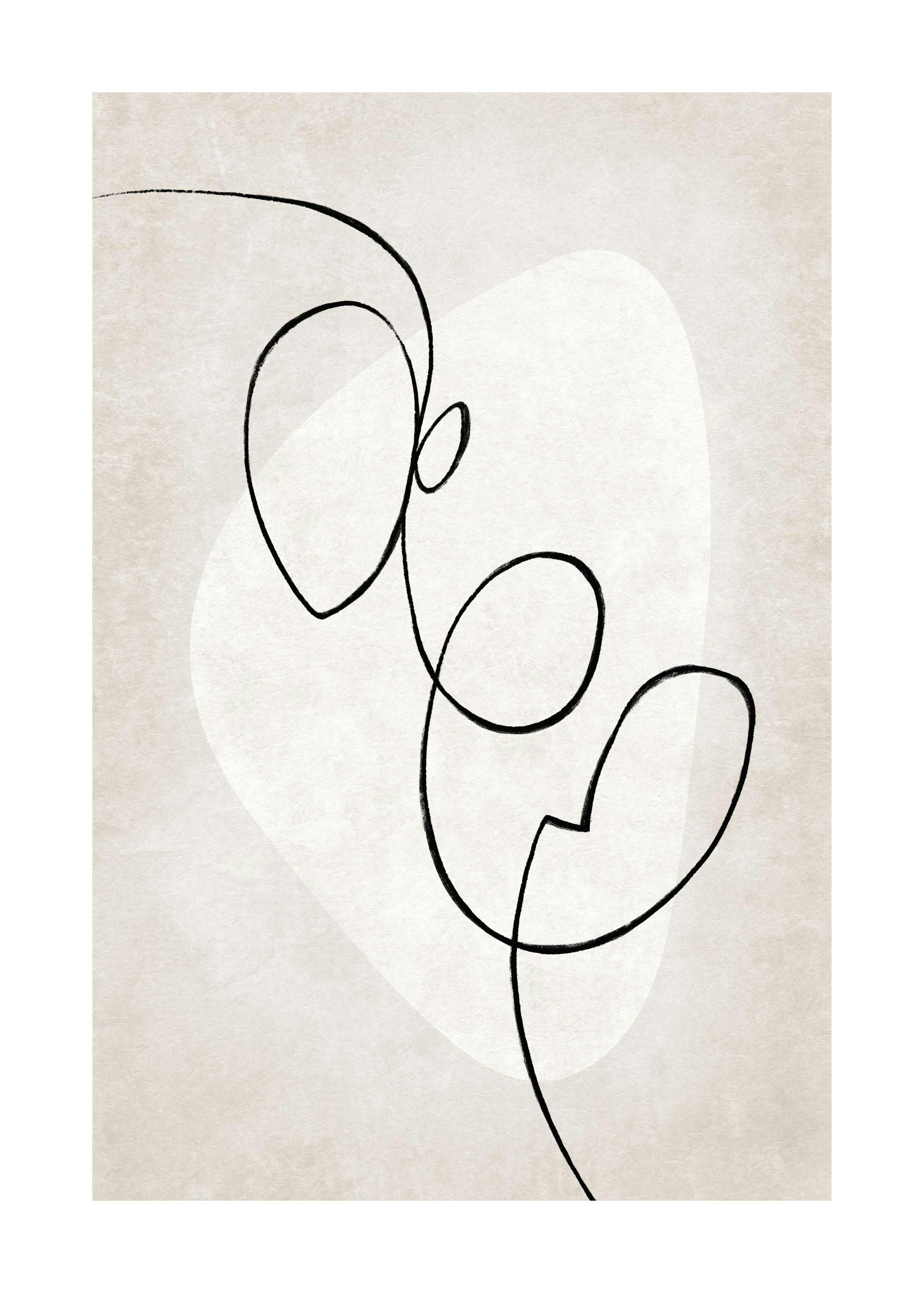 Artful Lines No1 Poster 0