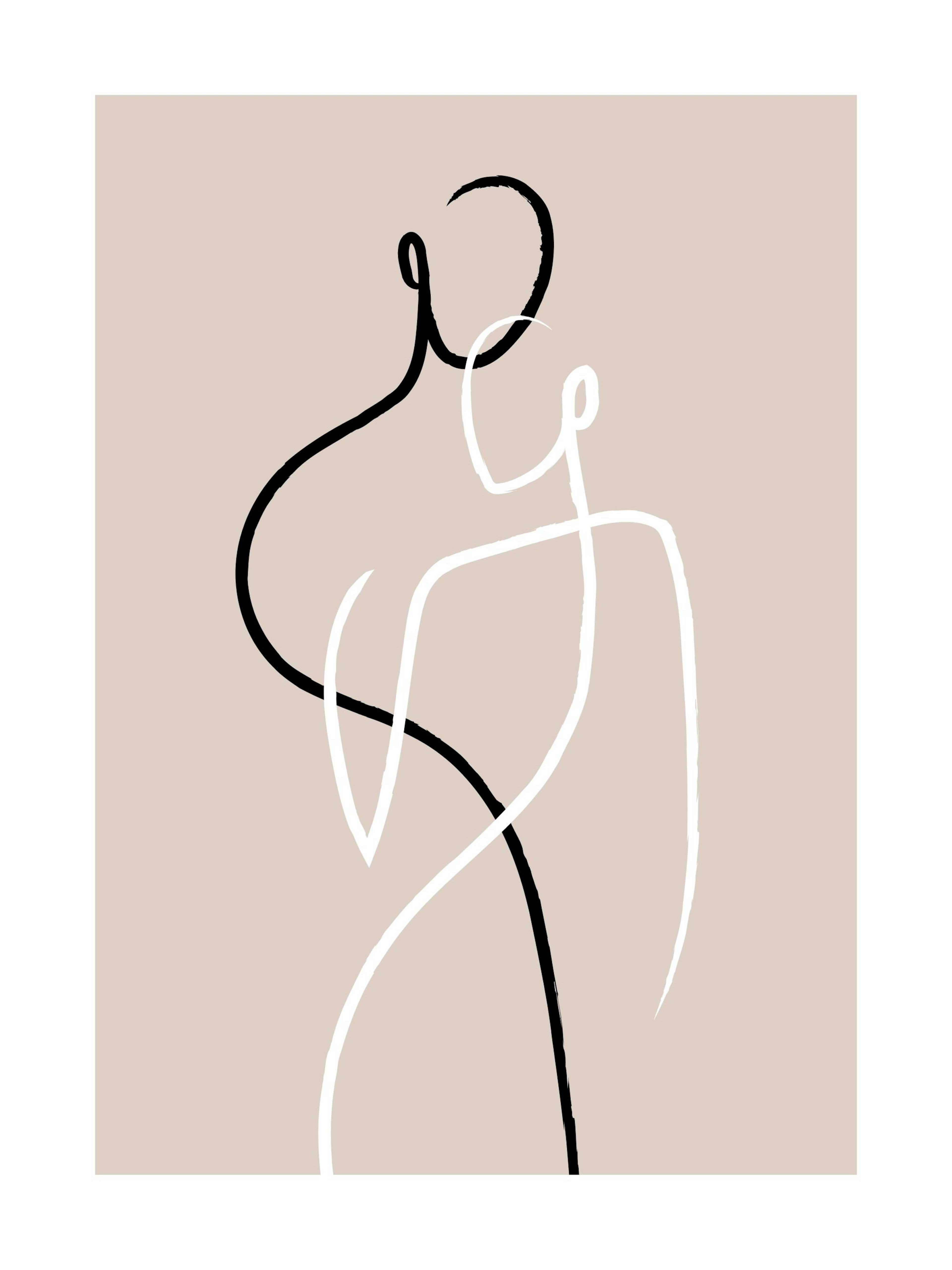 Linee in Bianco e Nero No2 Poster thumbnail